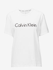 Calvin Klein - S/S CREW NECK - tops - white - 0