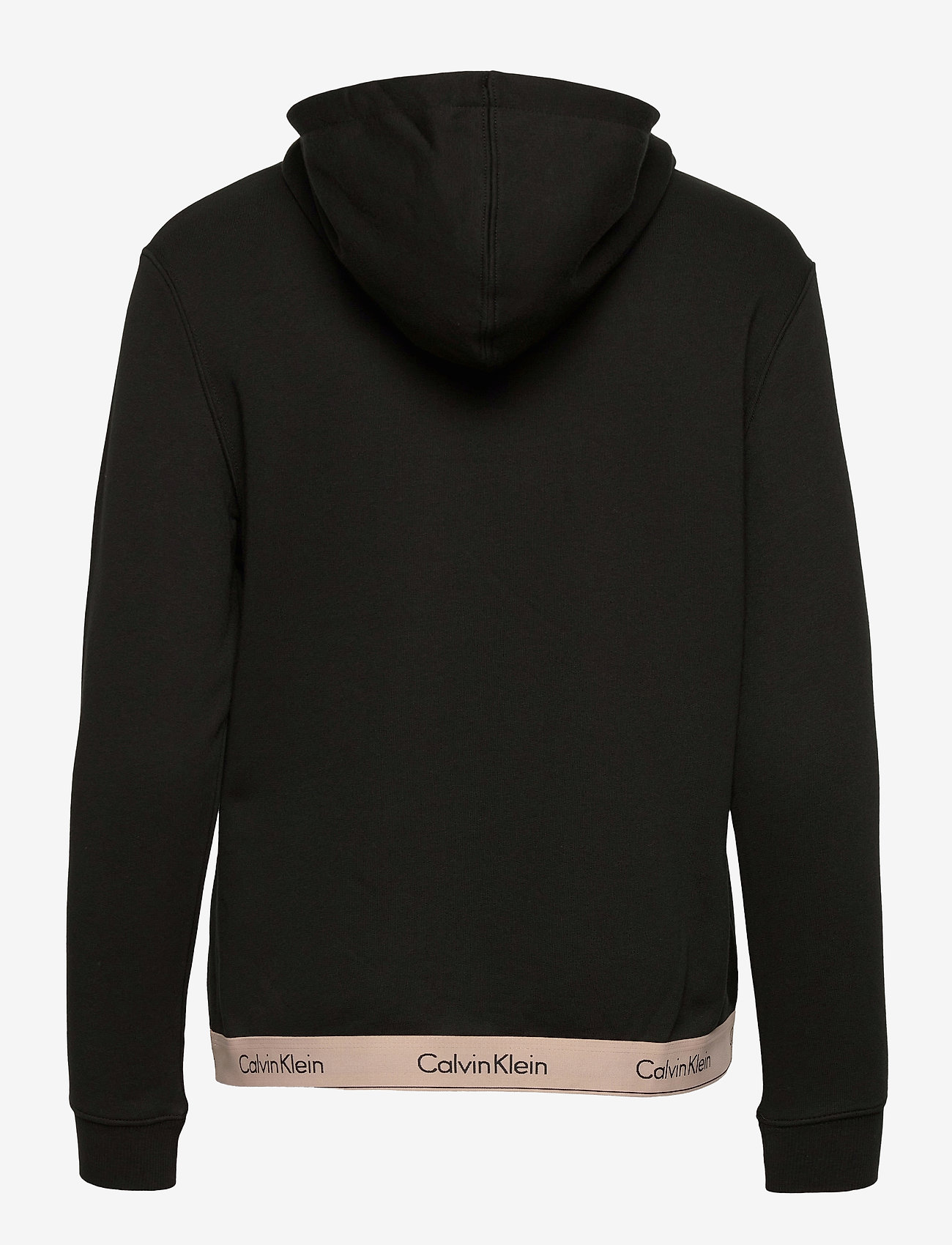 Calvin Klein - PULL OVER HOODIE (REGULAR) - black w/ honey almond - 1