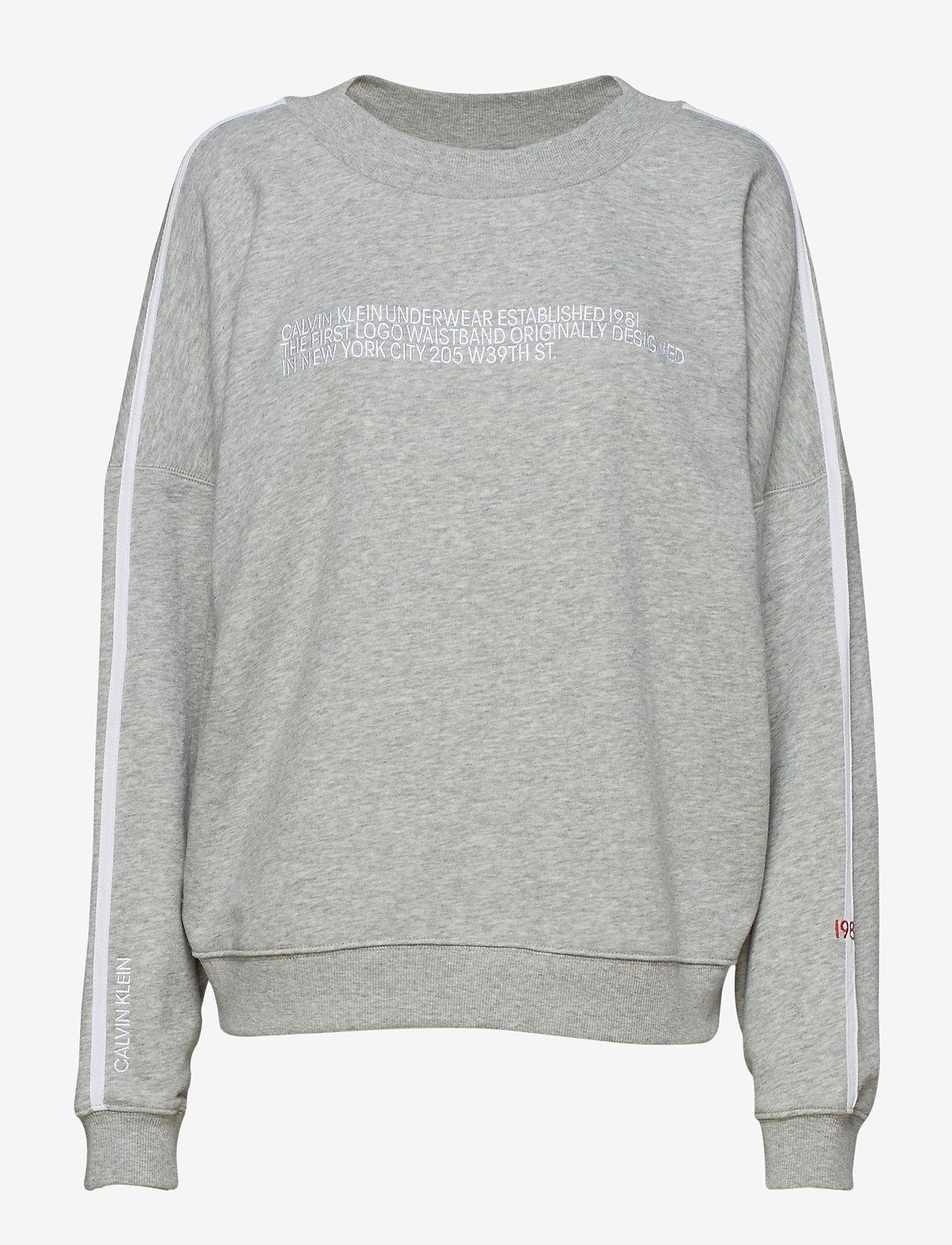 Calvin Klein - L/S SWEATSHIRT - grey heather - 0