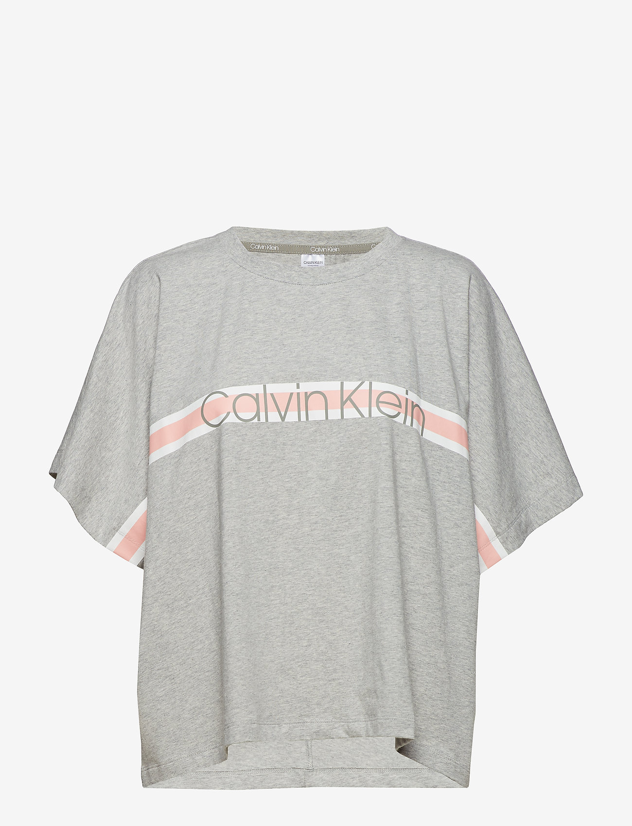 Calvin Klein - S/S CREW NECK - grey heather - 0