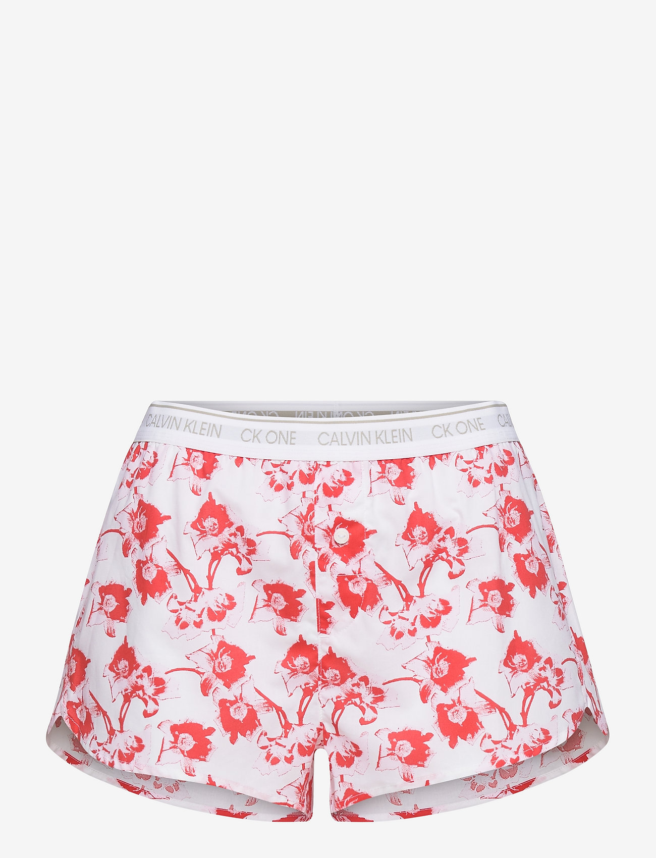 Calvin Klein - SLEEP SHORT - lilium print_strawberry shake - 0