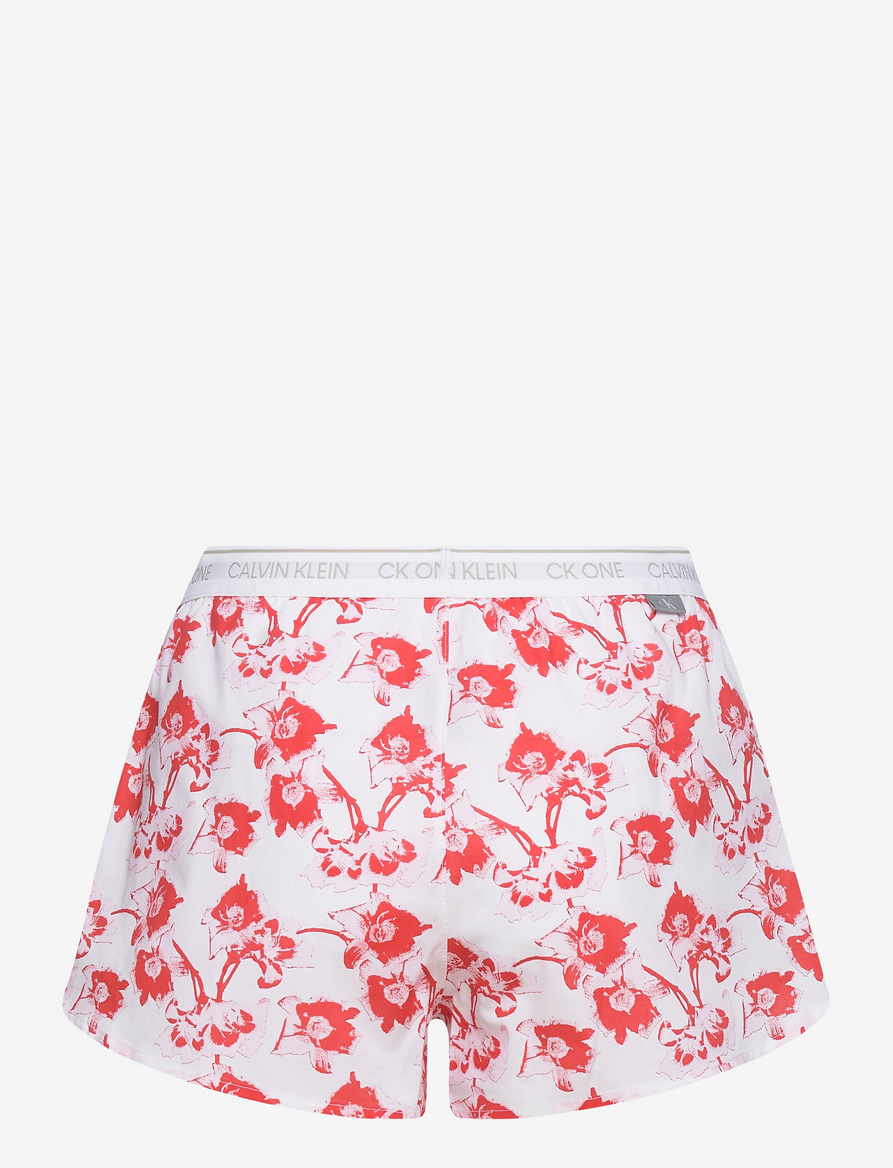 Calvin Klein - SLEEP SHORT - lilium print_strawberry shake - 1