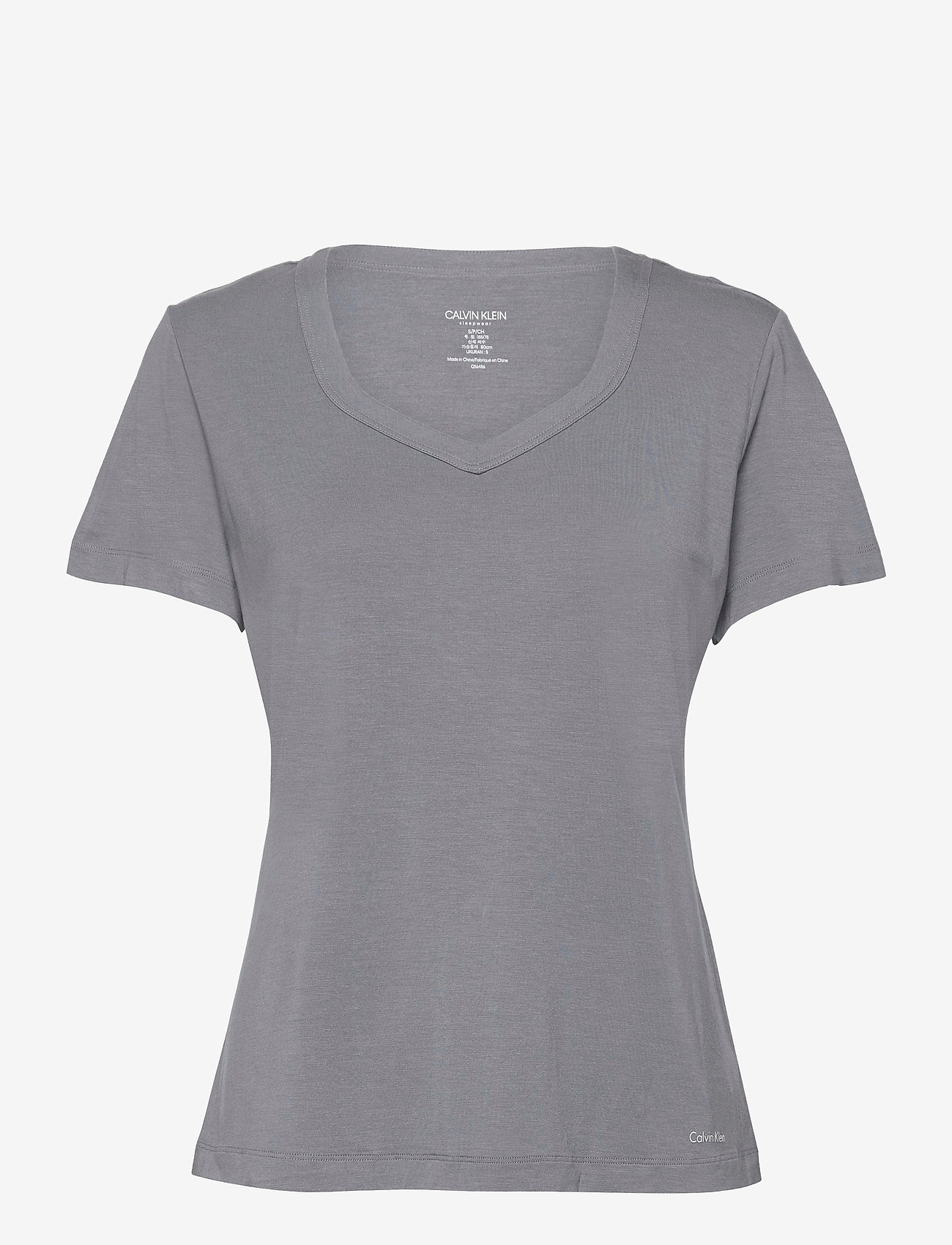 Calvin Klein - S/S V-NECK - cinder - 0
