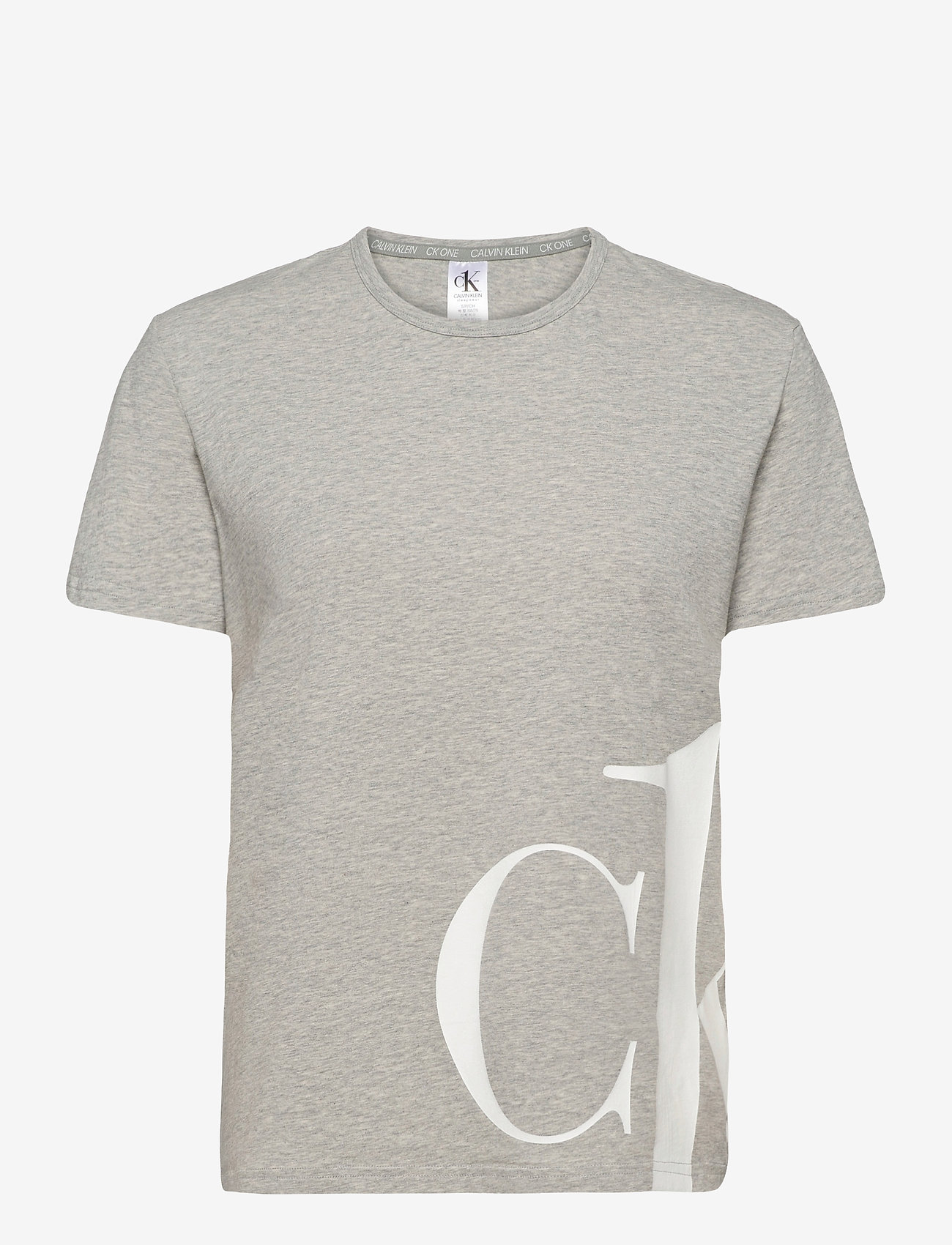 Calvin Klein - S/S CREW NECK - grey heather - 0