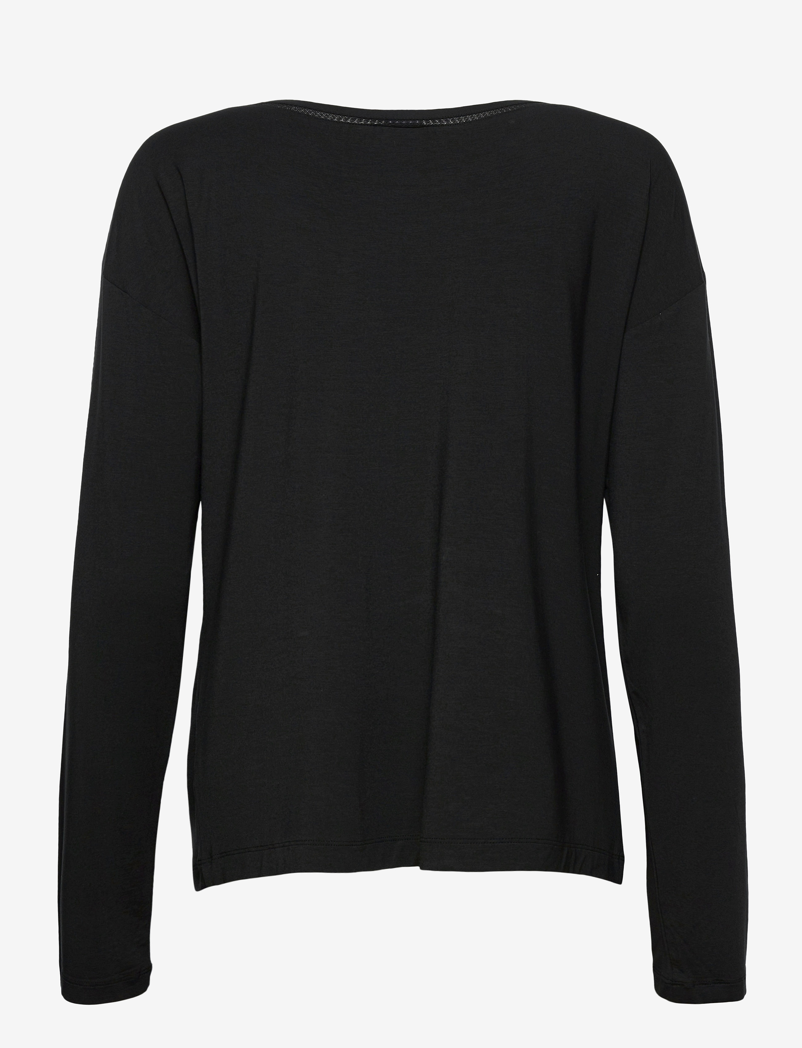 Calvin Klein - L/S WIDE NECK - black - 1