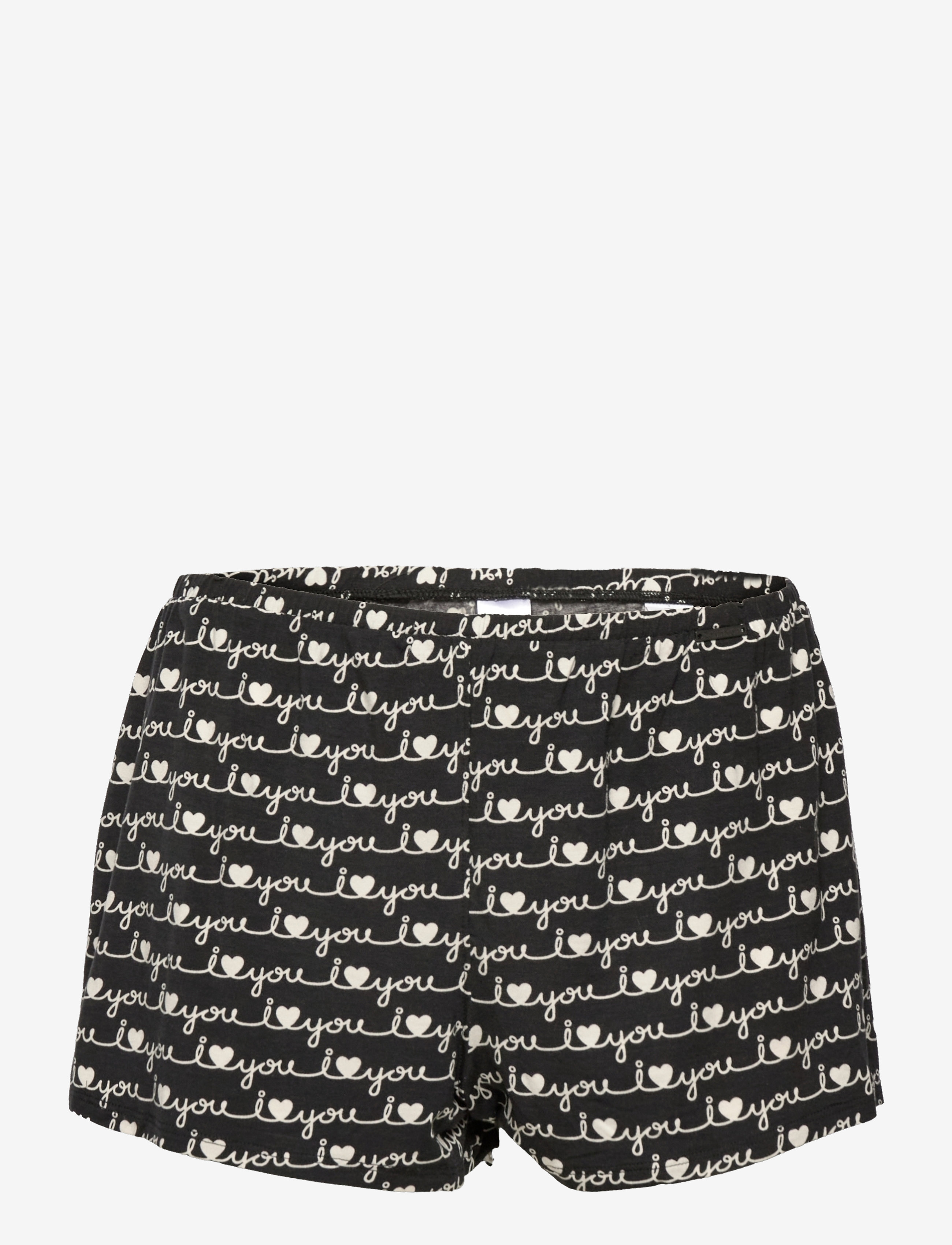 Calvin Klein - SLEEVELESS SHORT SET - black_i heart you print - 2