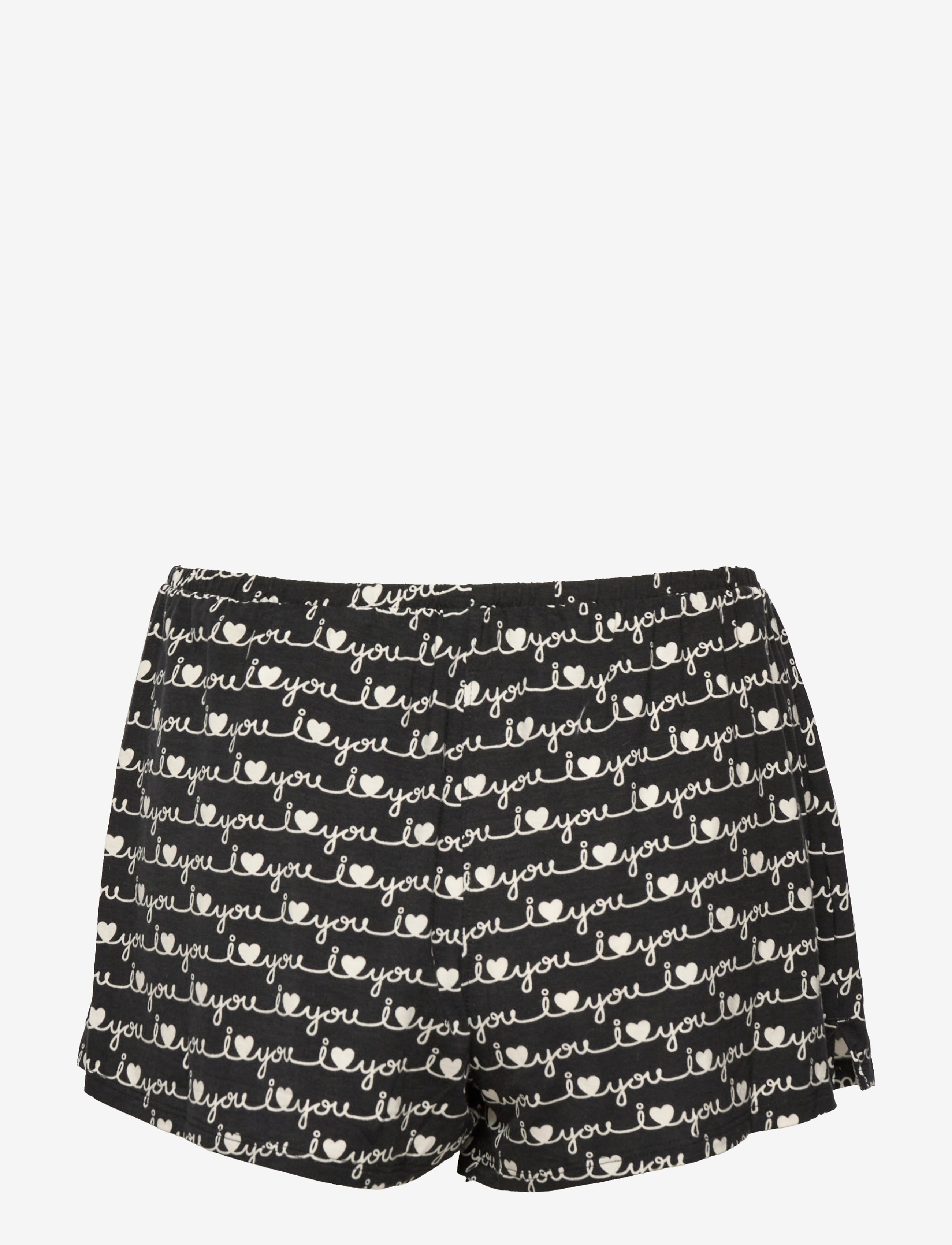 Calvin Klein - SLEEVELESS SHORT SET - black_i heart you print - 3