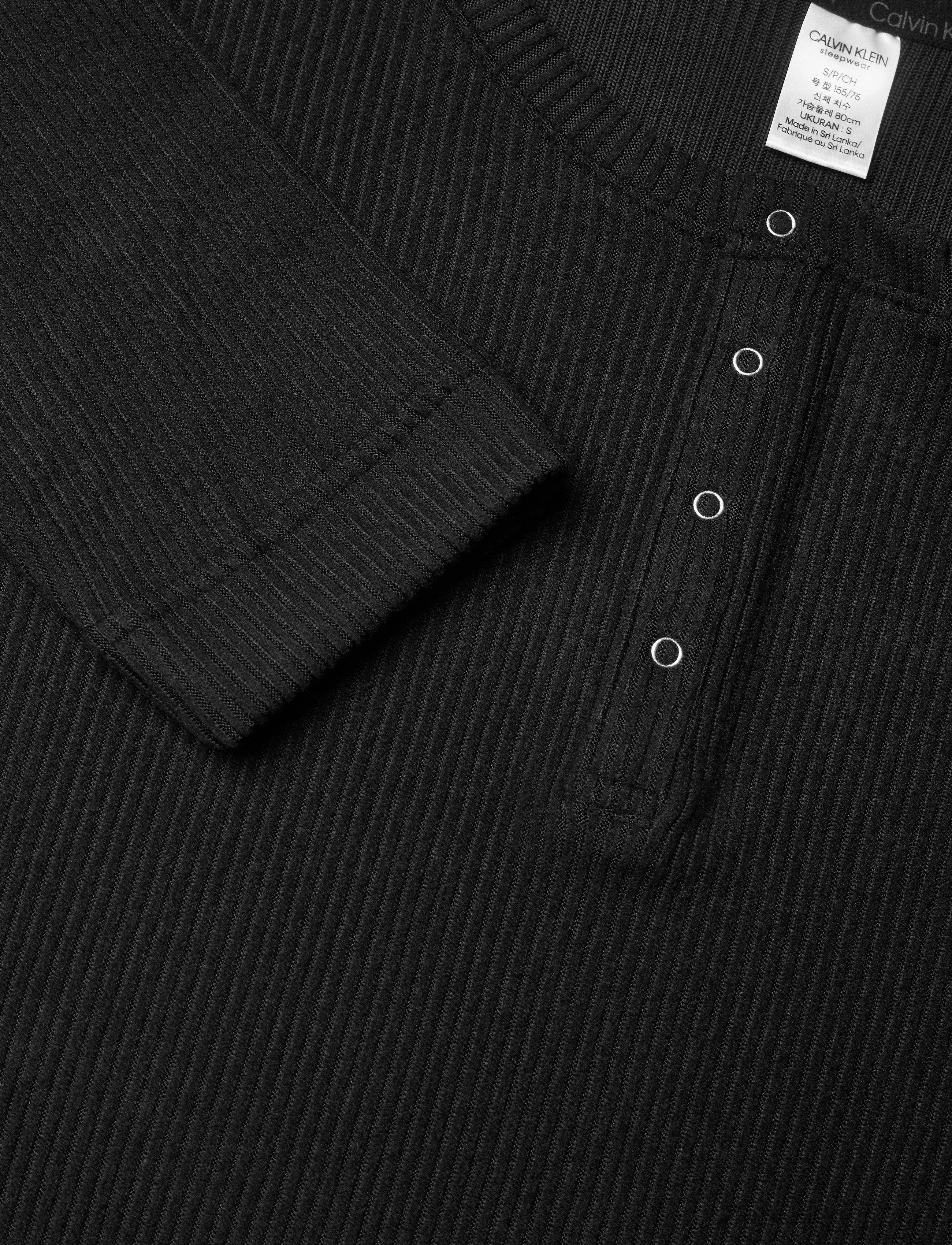 Calvin Klein - L/S HENLEY - black - 2