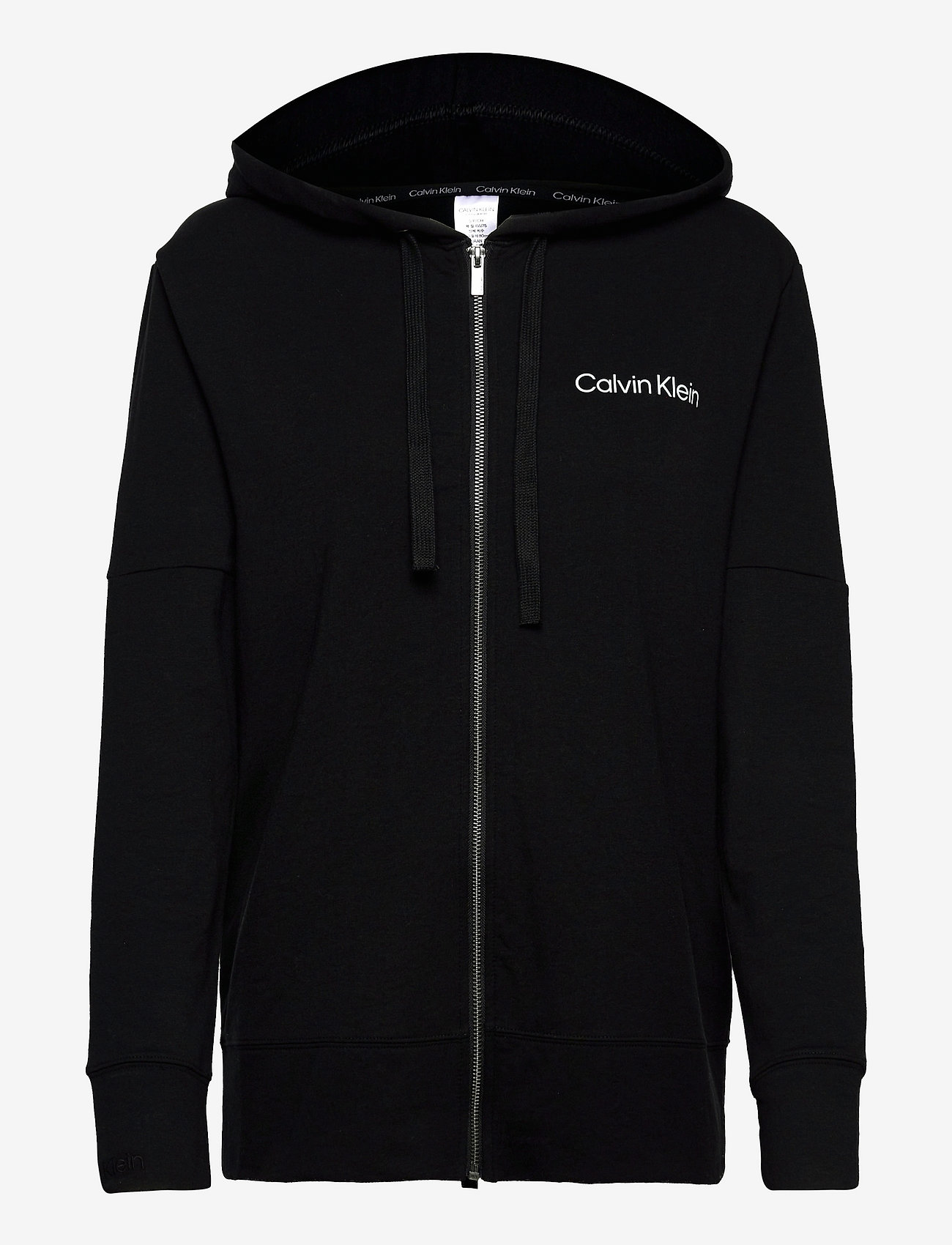 Calvin Klein - FULL ZIP HOODIE - black - 0