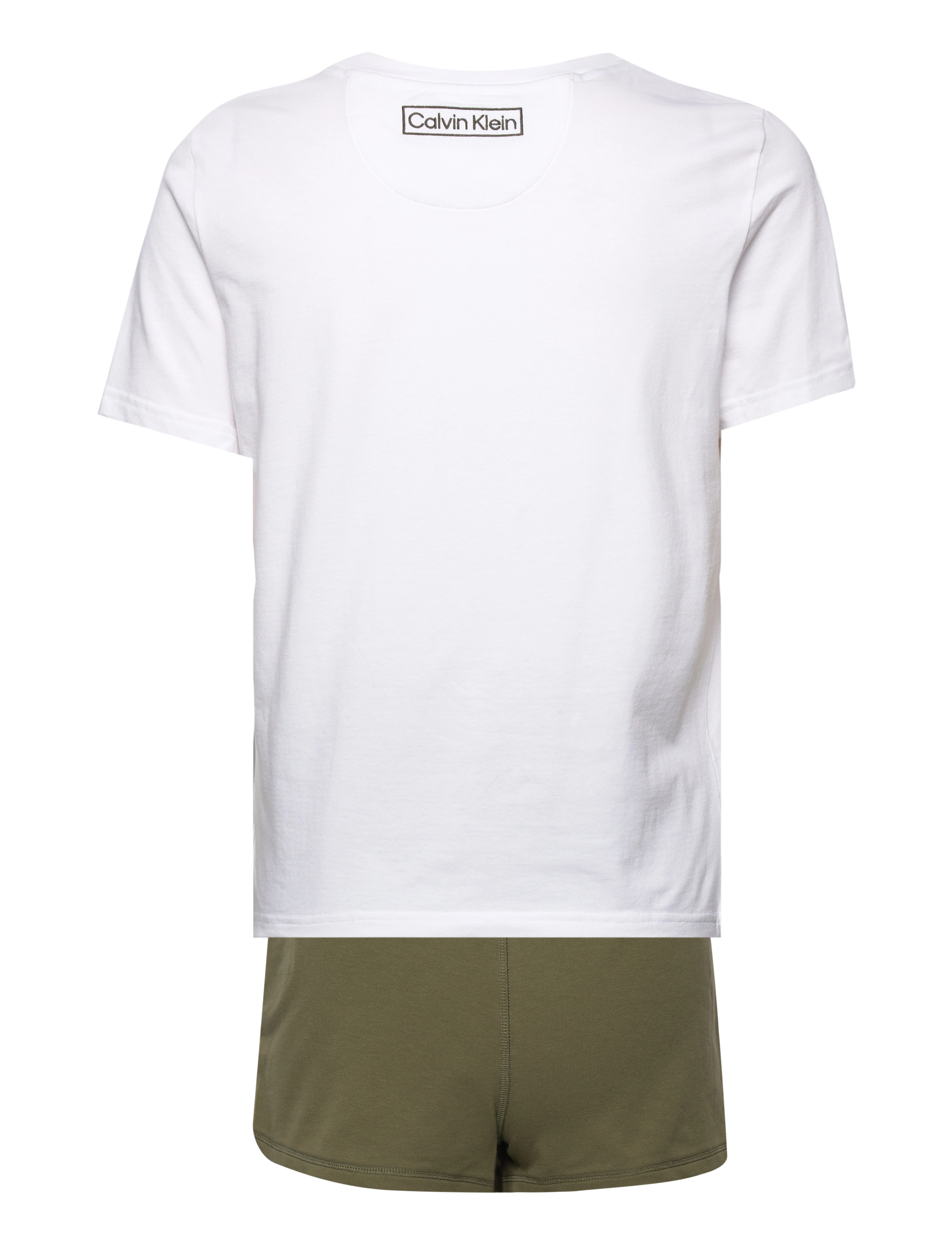 Calvin Klein - S/S SHORT SET - white top w/ napa logo - 3