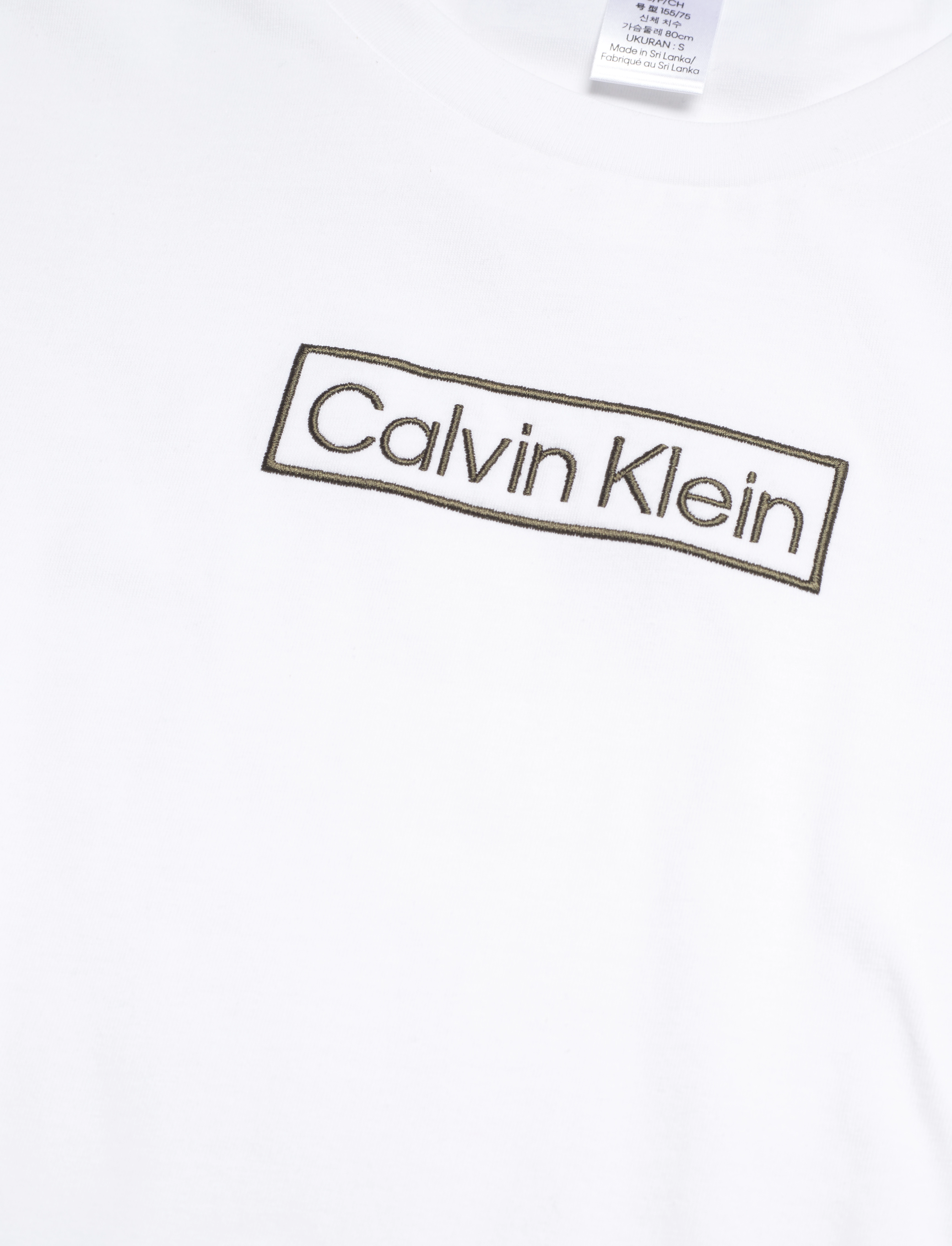 Calvin Klein - S/S SHORT SET - white top w/ napa logo - 4