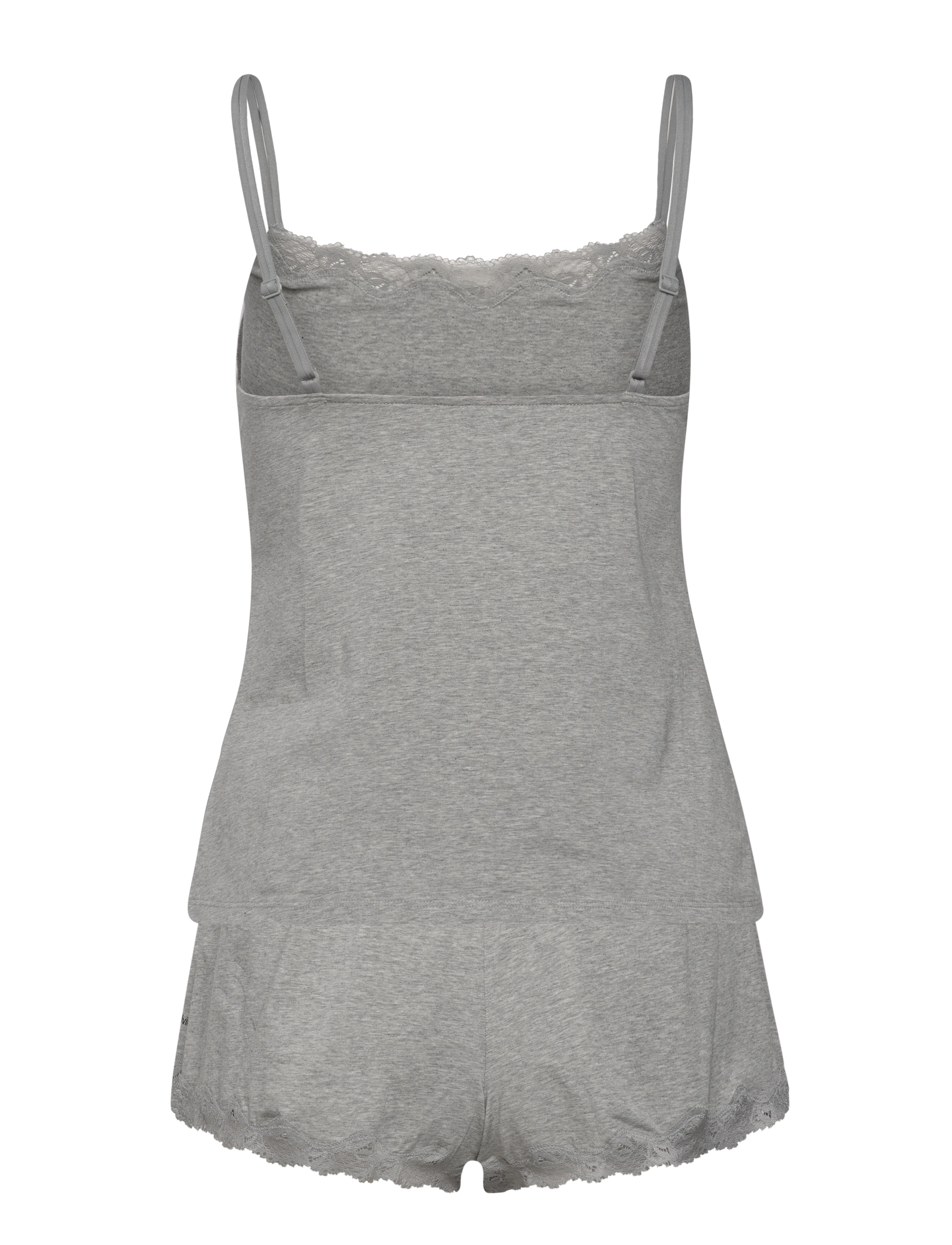 Calvin Klein - SLVLESS SHORT SET - grey heather - 1