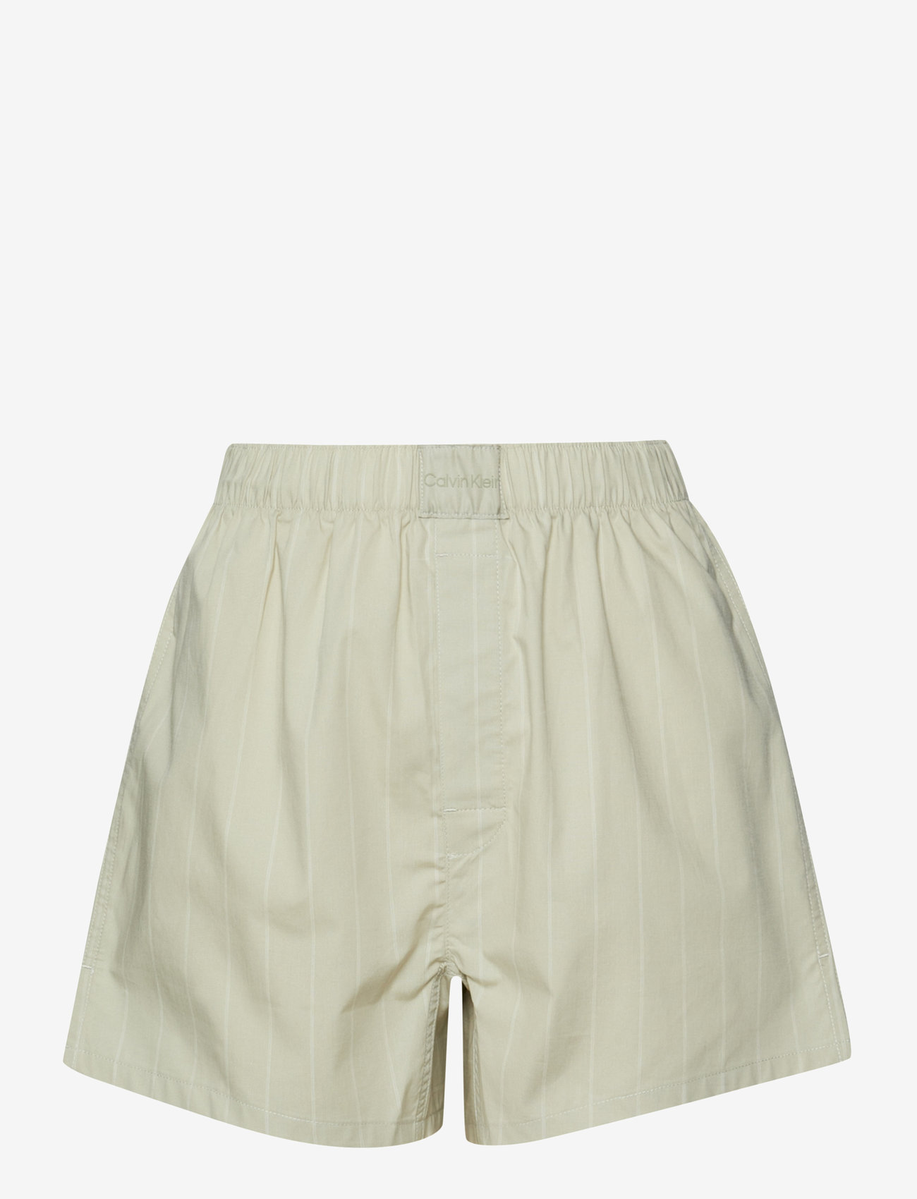 Calvin Klein - BOXER SLIM - mini chambray stripe_moss gray - 0