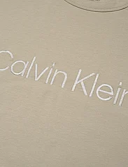 Calvin Klein - S/S CREW NECK - laveste priser - moss gray - 2