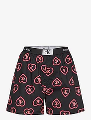 Calvin Klein - BOXER TRADITIONAL - laagste prijzen - neon hearts repeat_poppy red - 0