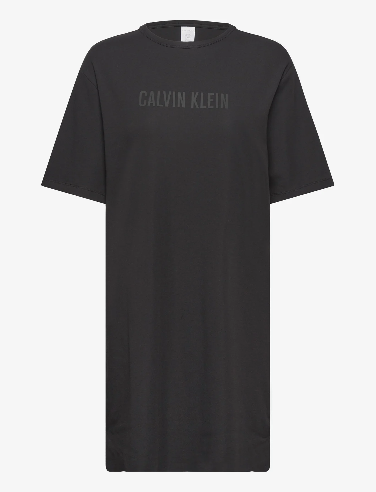Calvin Klein - S/S NIGHTSHIRT - syntymäpäivälahjat - black - 0