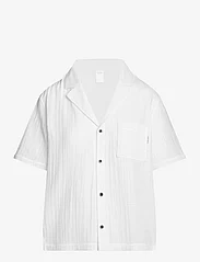 Calvin Klein - S/S BUTTON DOWN - kortärmade skjortor - white - 0