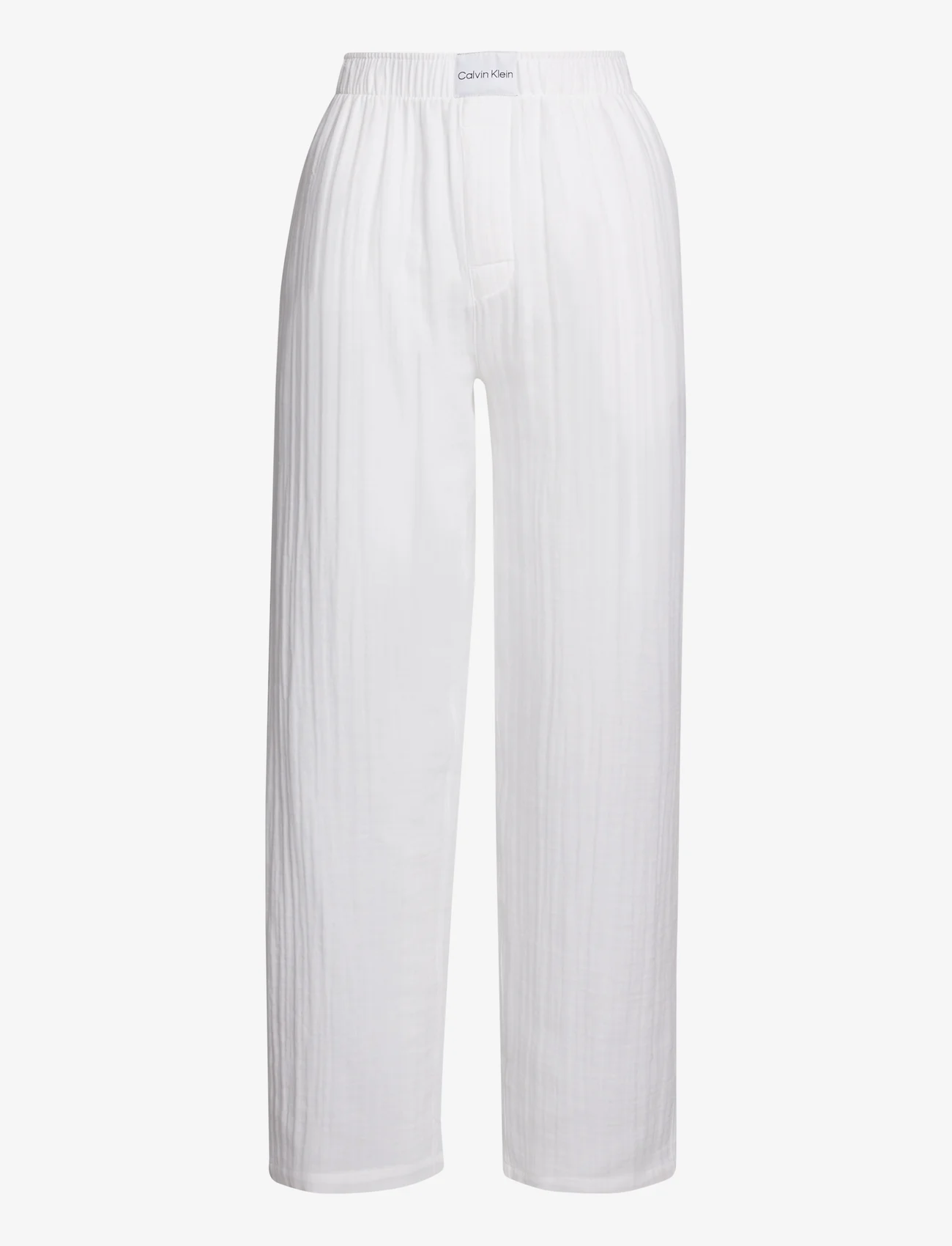 Calvin Klein - SLEEP PANT - vakarėlių drabužiai išparduotuvių kainomis - white - 0