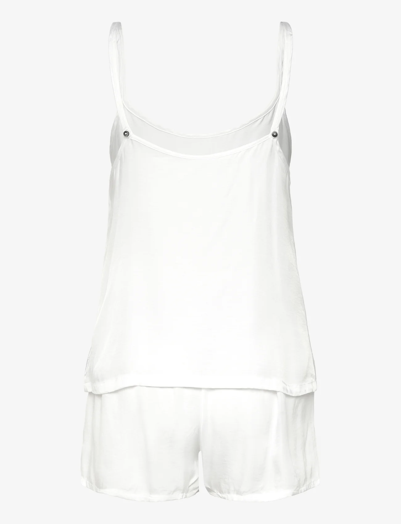 Calvin Klein - SLEEVELESS SHORT SET - pyjama's - white - 1