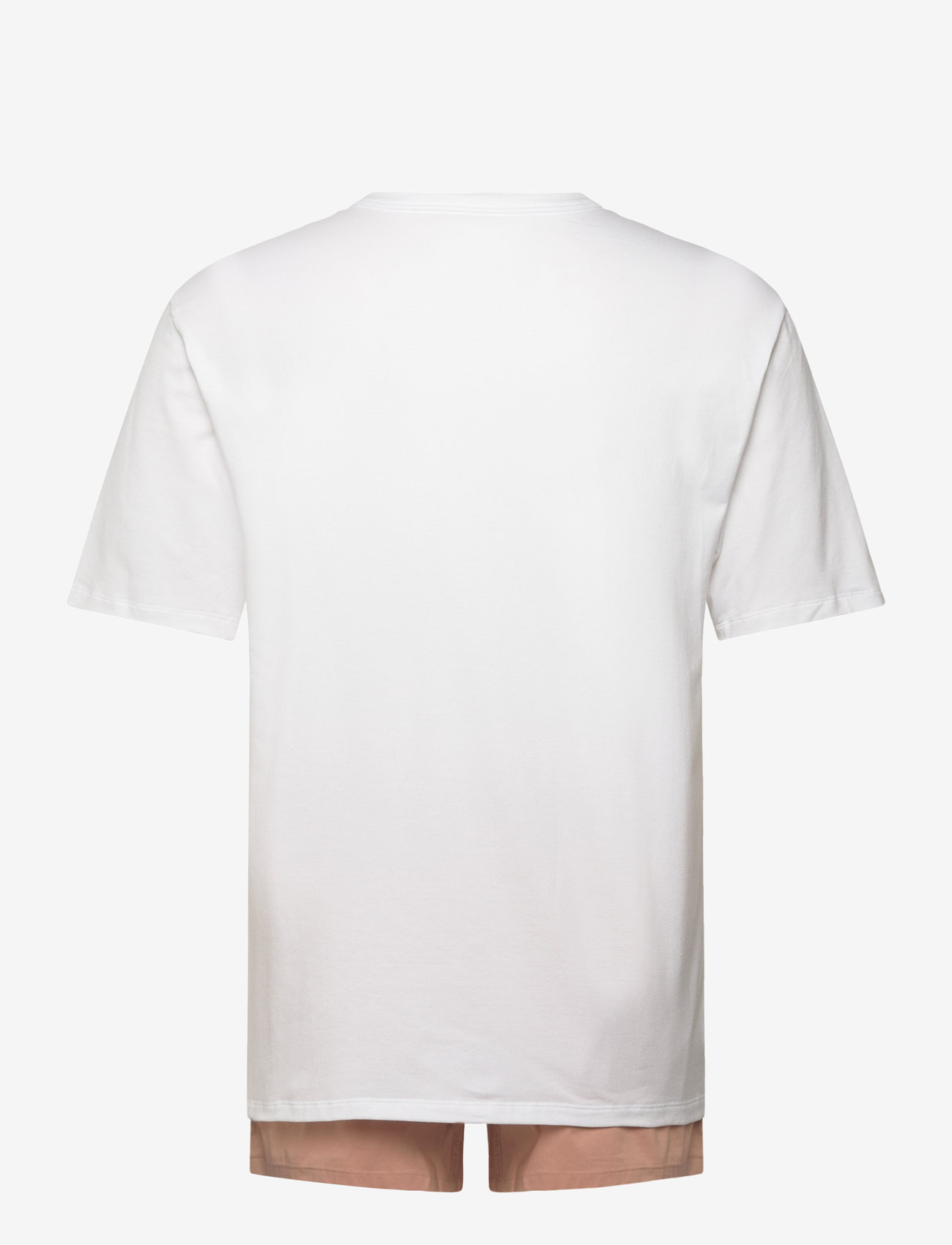 Calvin Klein - S/S SHORT SET - white top_subtle bloom bottom - 1