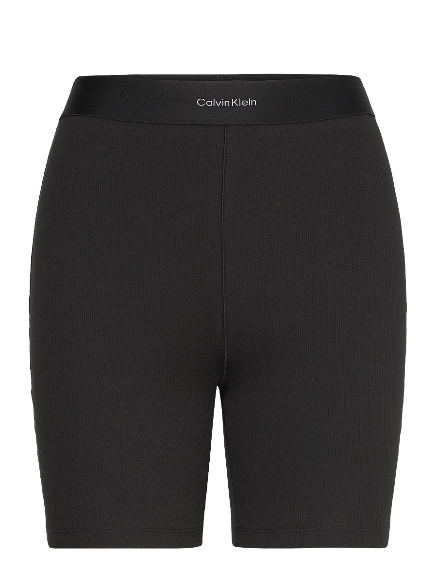 Calvin Klein - RIB BIKE SHORT - training tights - black - 1