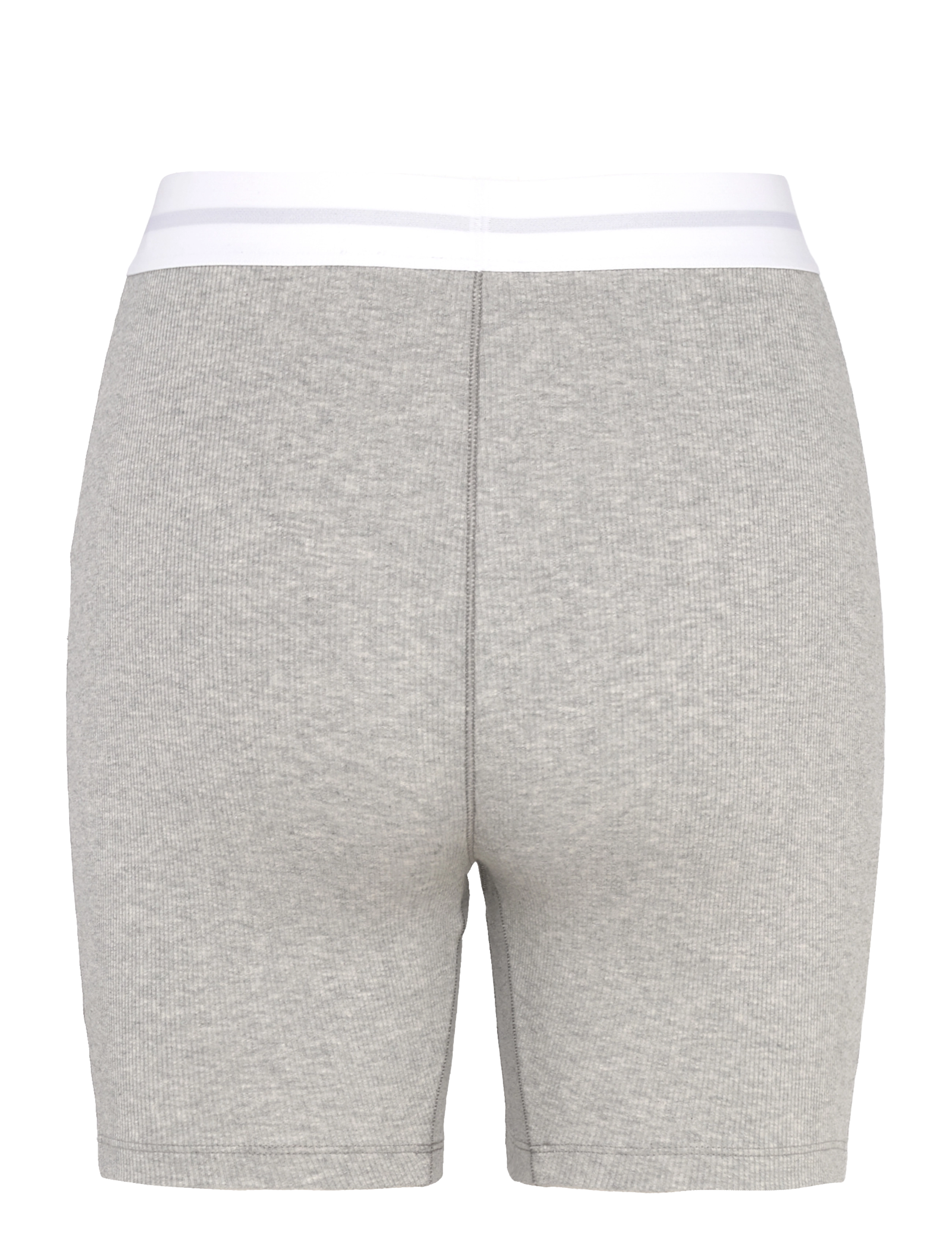 Calvin Klein - RIB BIKE SHORT - 1/2 pikkus - grey heather - 2