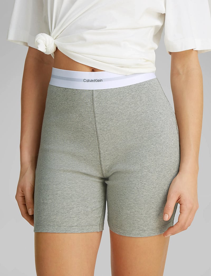 Calvin Klein - BIKE SHORT - 1/2 længde - grey heather - 4