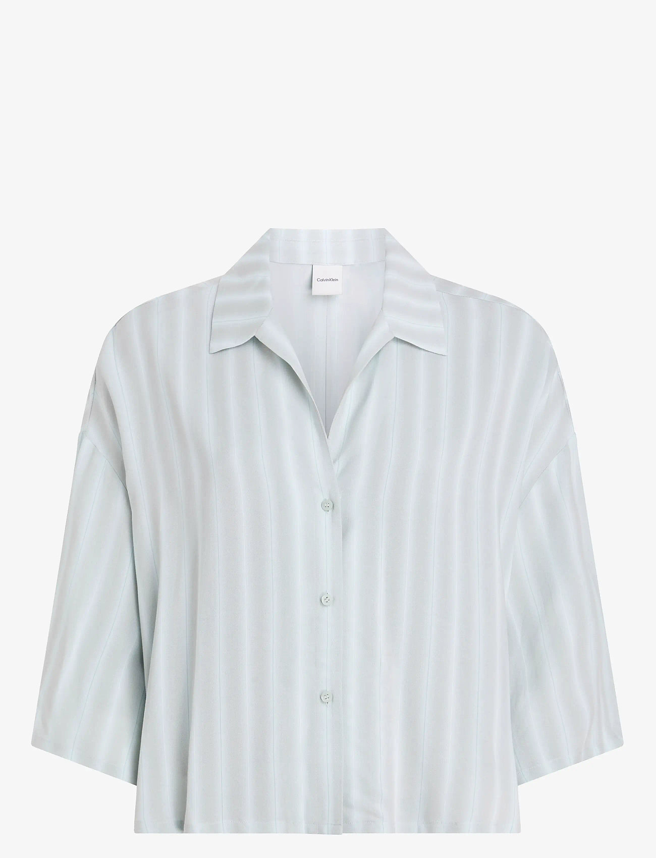 Calvin Klein - S/S BUTTON DOWN - oberteile - judd light stripe sky grey - 0