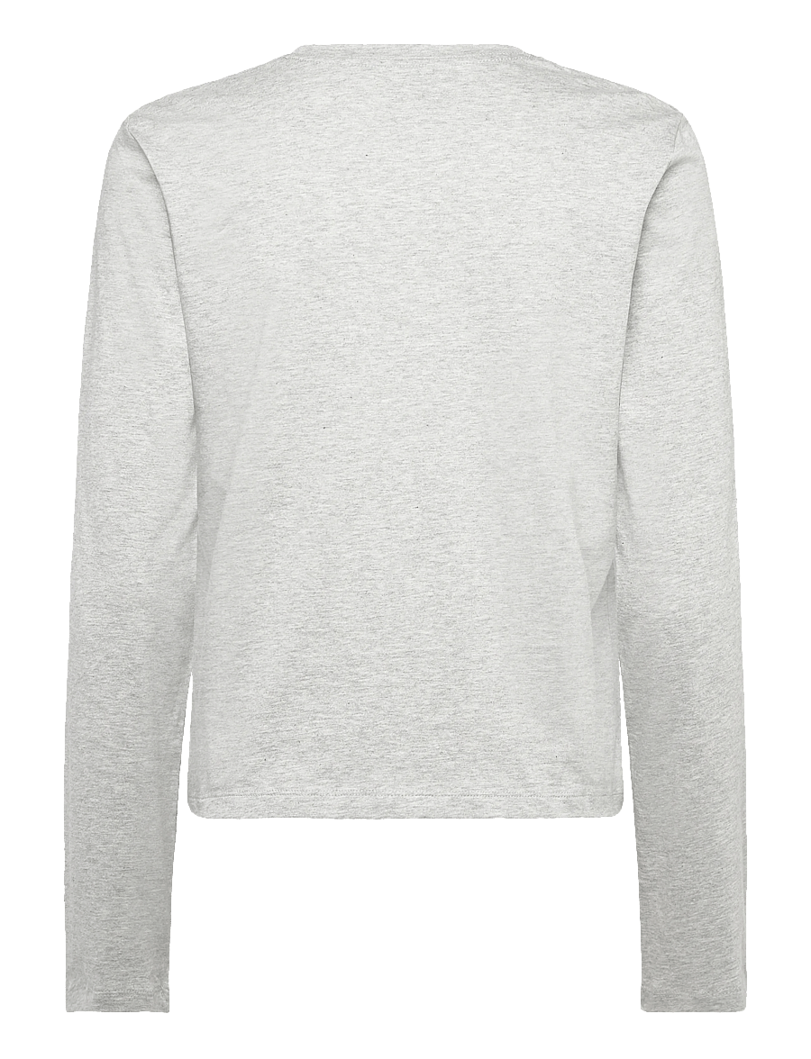 Calvin Klein - LONGSLEEVE CLASSIC - langärmlige tops - grey heather - 1