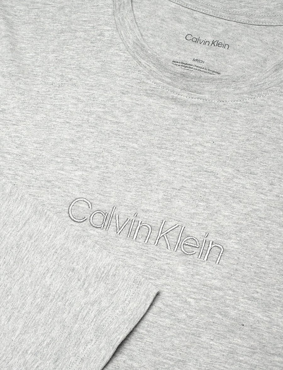 Calvin Klein - LONGSLEEVE CLASSIC - langärmlige tops - grey heather - 2