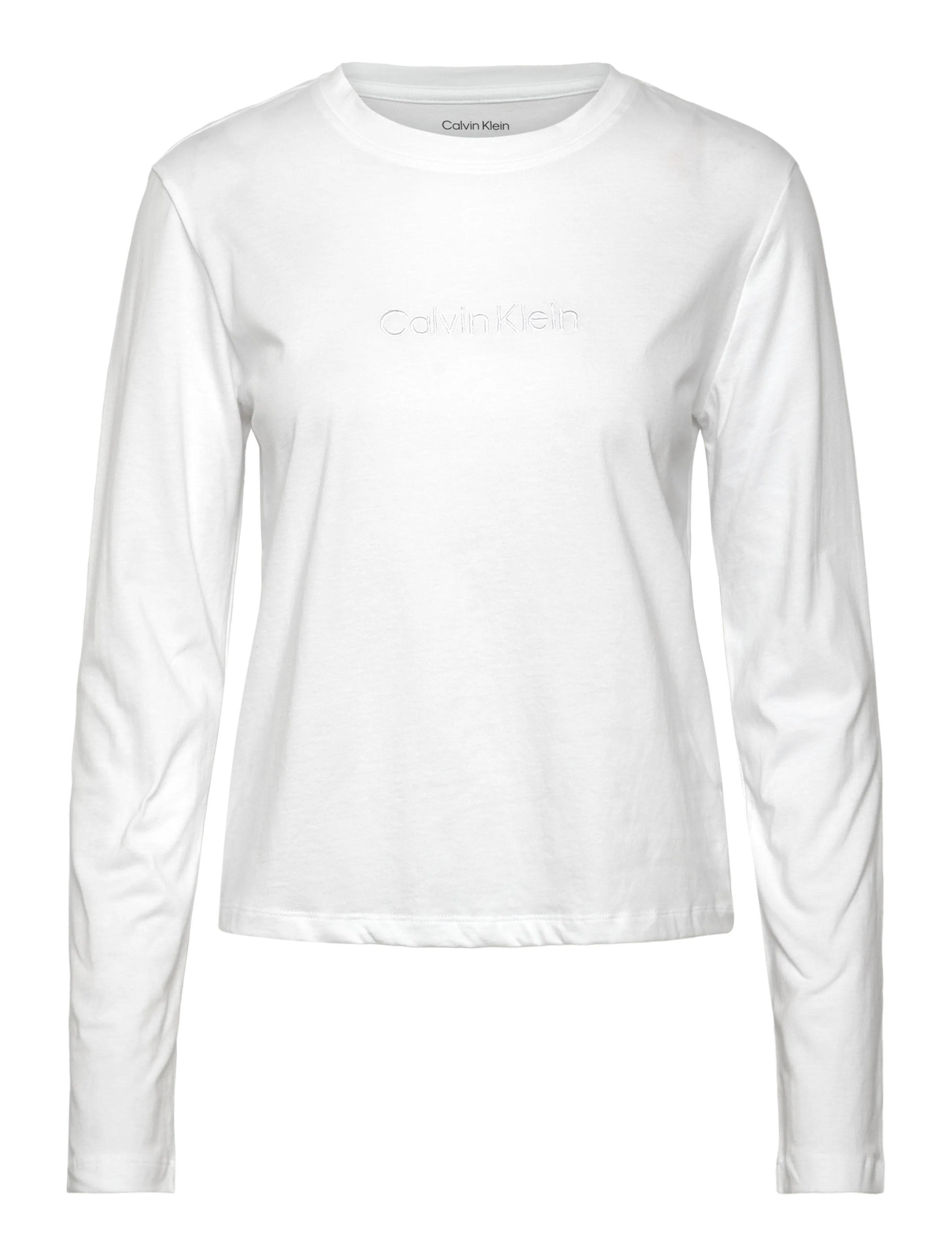 Calvin Klein LONGSLEEVE CLASSIC - T-shirts & Toppe - WHITE / white