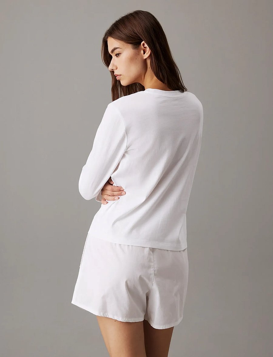 Calvin Klein - LONGSLEEVE CLASSIC - langærmede toppe - white - 3