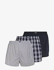 Calvin Klein - BOXER WVN 3PK - boxer shorts - tide/morgan plaid/montague stripe - 2