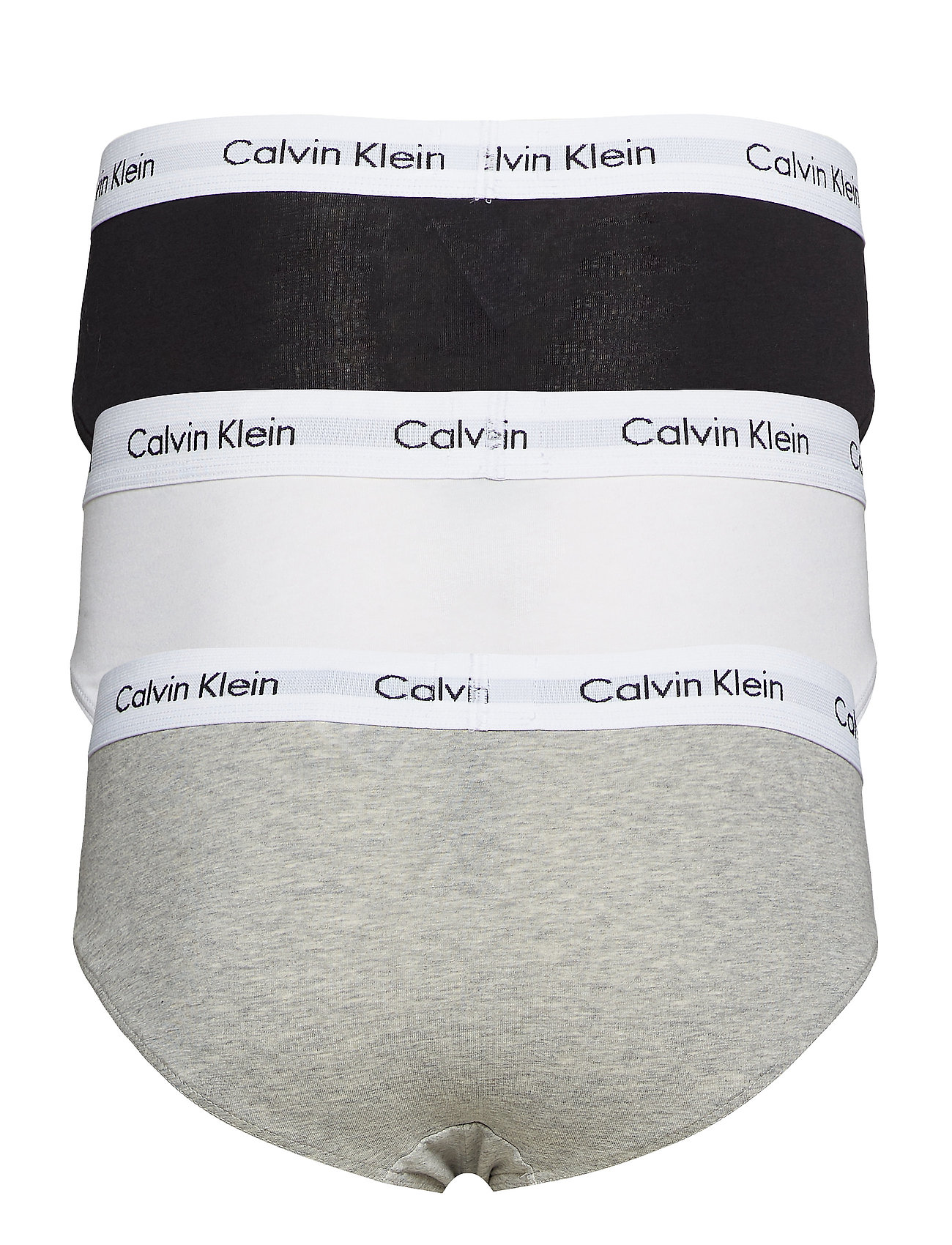 Calvin Klein - 3P HIP BRIEF - mažiausios kainos - black/white/grey heather - 1