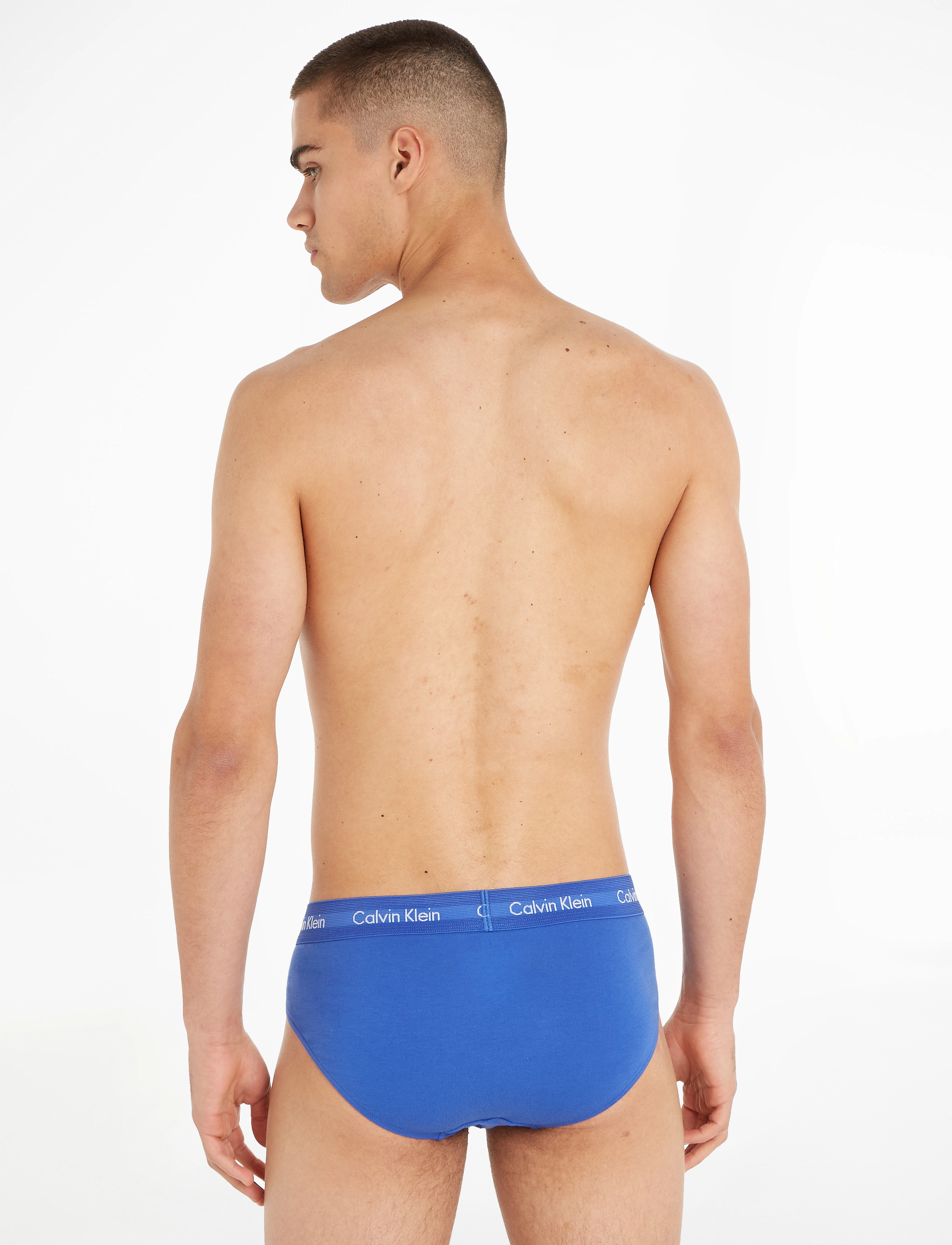 Calvin Klein - 3P HIP BRIEF - black/blueshadow/cobaltwater dtm wb - 3