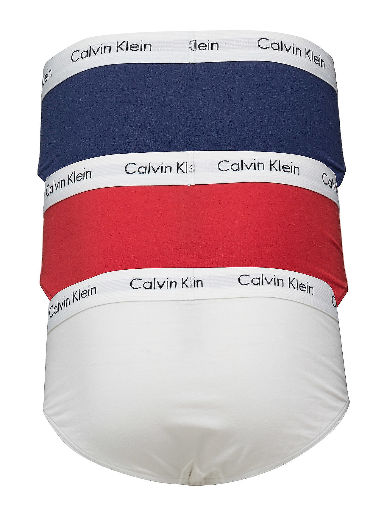 Calvin Klein - HIP BRIEF 3PK - briefs - white/red ginger/pyro blue - 1