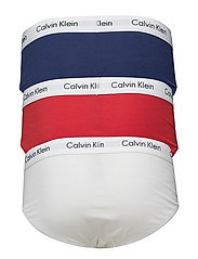 Calvin Klein - 3P HIP BRIEF - mažiausios kainos - white/red ginger/pyro blue - 1