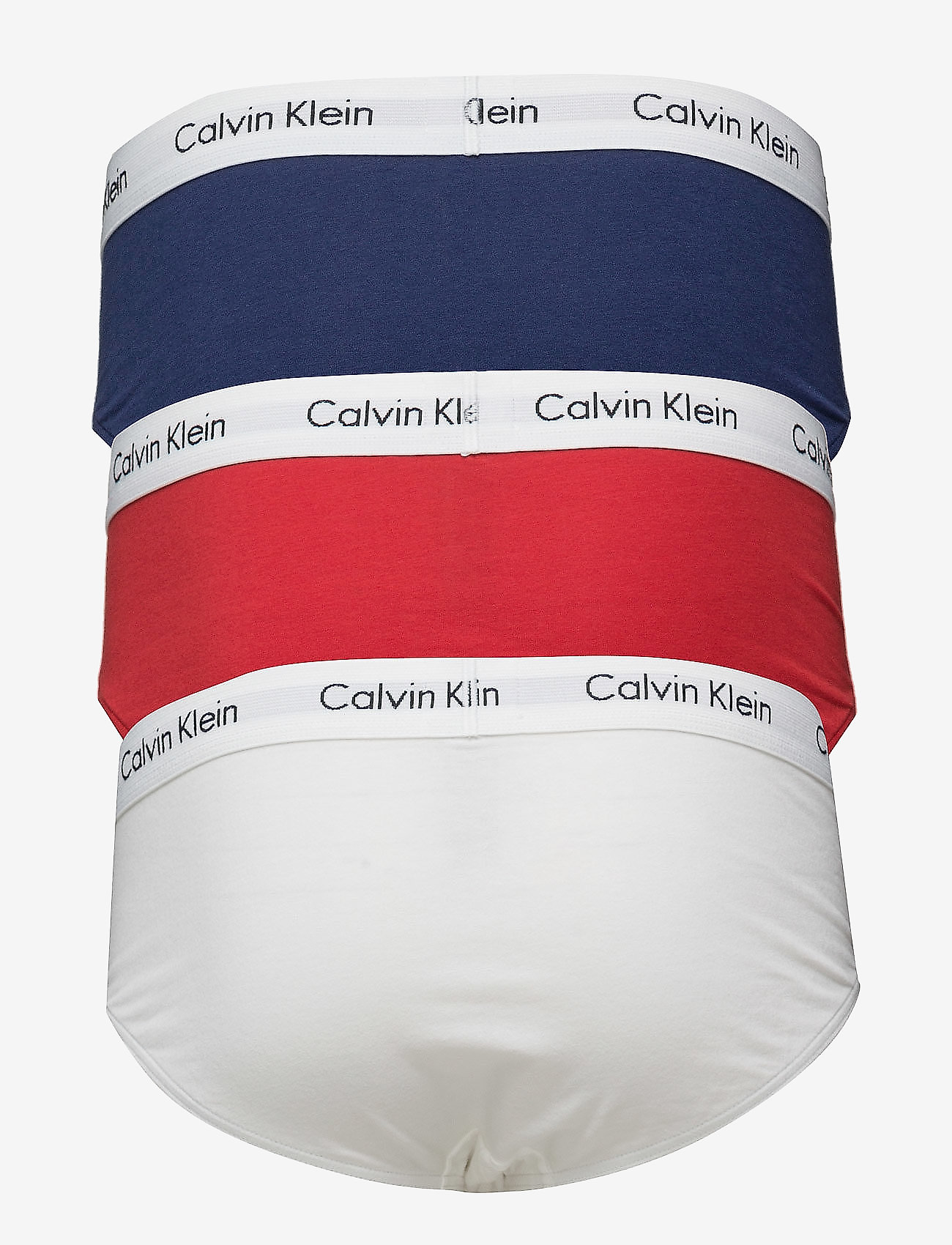 Calvin Klein - 3P HIP BRIEF - white/red ginger/pyro blue - 2