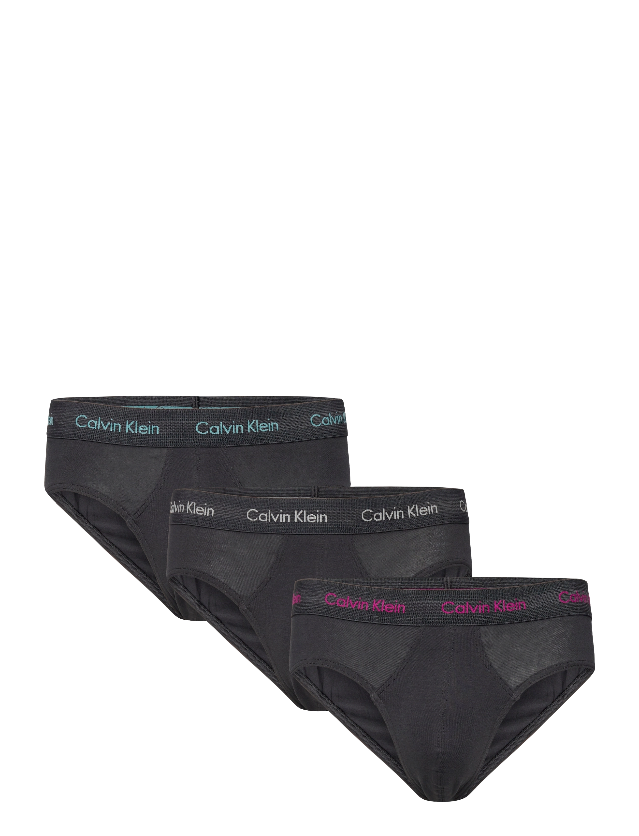 Calvin Klein - 3P HIP BRIEF - b-wild aster, auth grey, arctic lg - 0