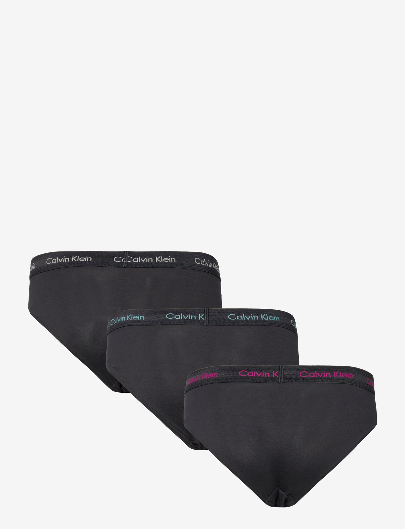 Calvin Klein - 3P HIP BRIEF - b-wild aster, auth grey, arctic lg - 1