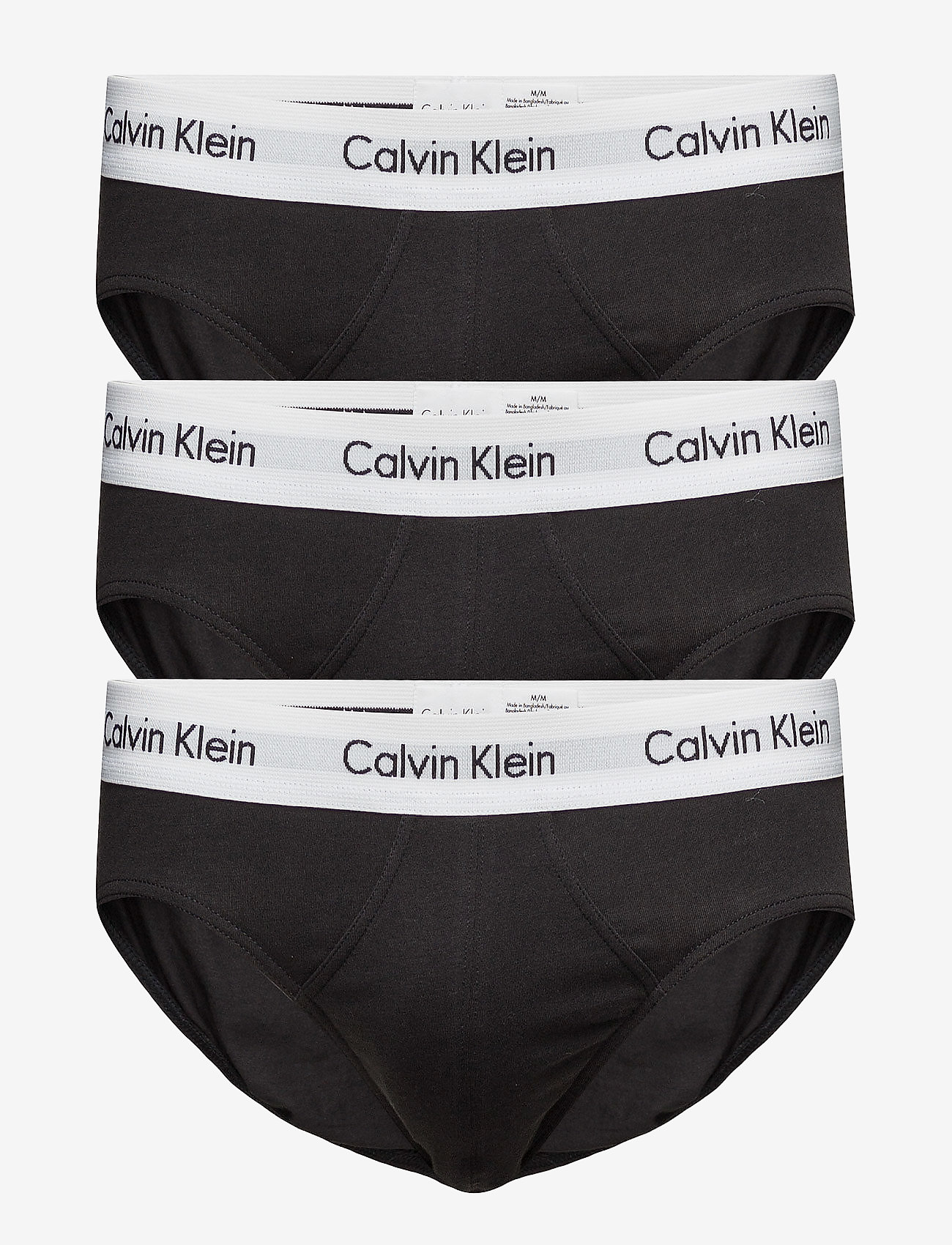 Calvin Klein - 3P HIP BRIEF - mažiausios kainos - black - 0