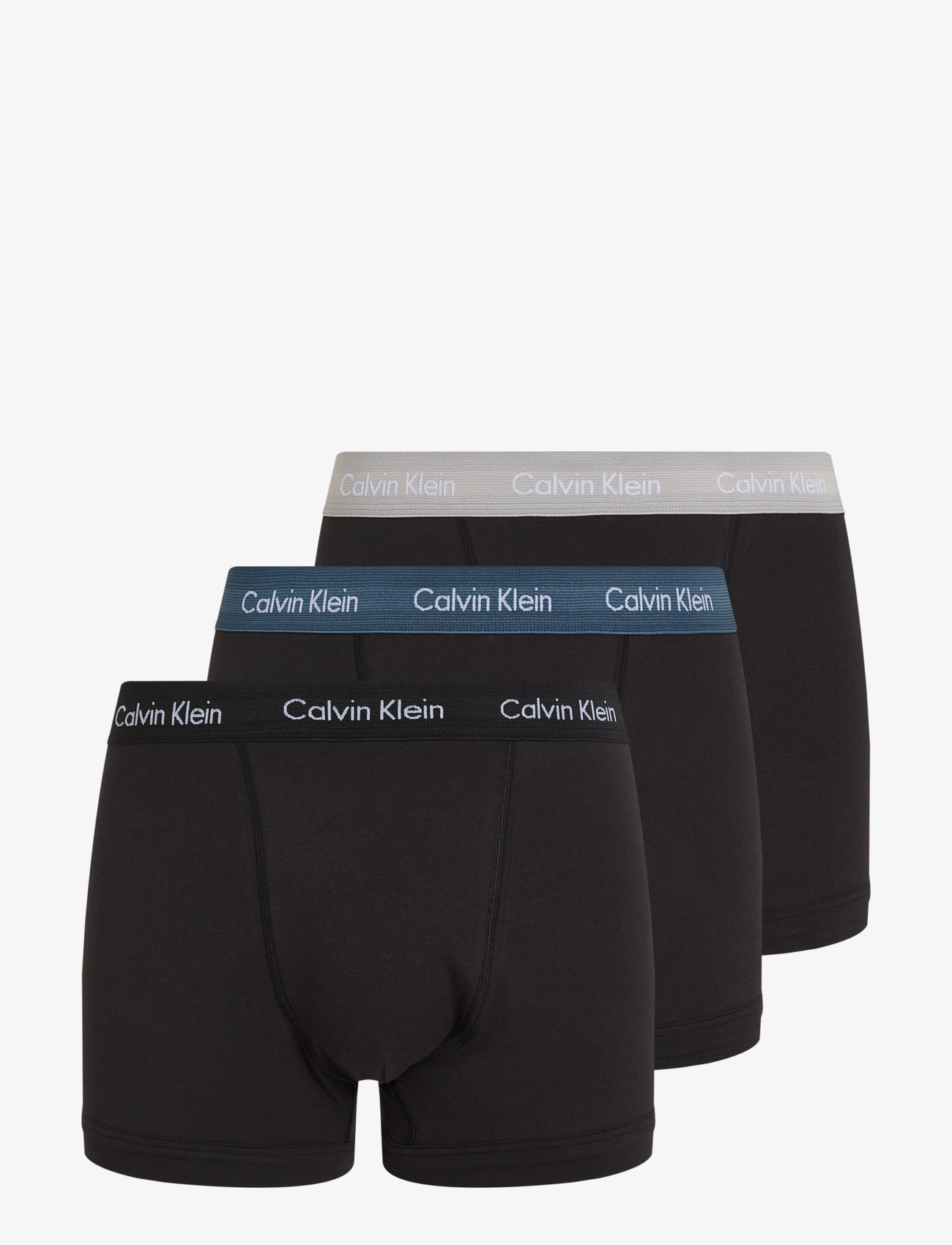Calvin Klein - Trunk 3pk - b- blk, hemisphere bl, ash wbs - 1