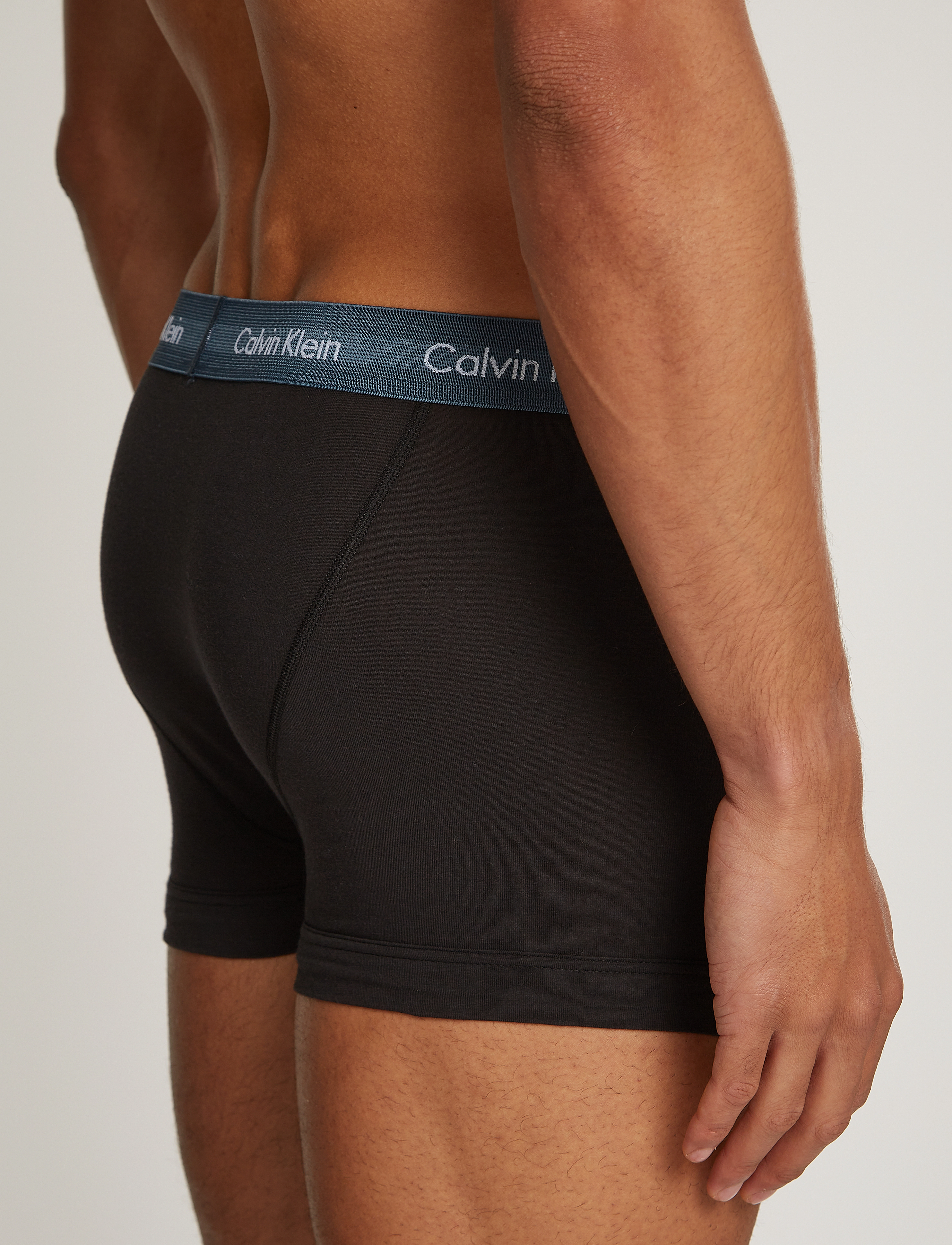 Calvin Klein - Trunk 3pk - b- blk, hemisphere bl, ash wbs - 3