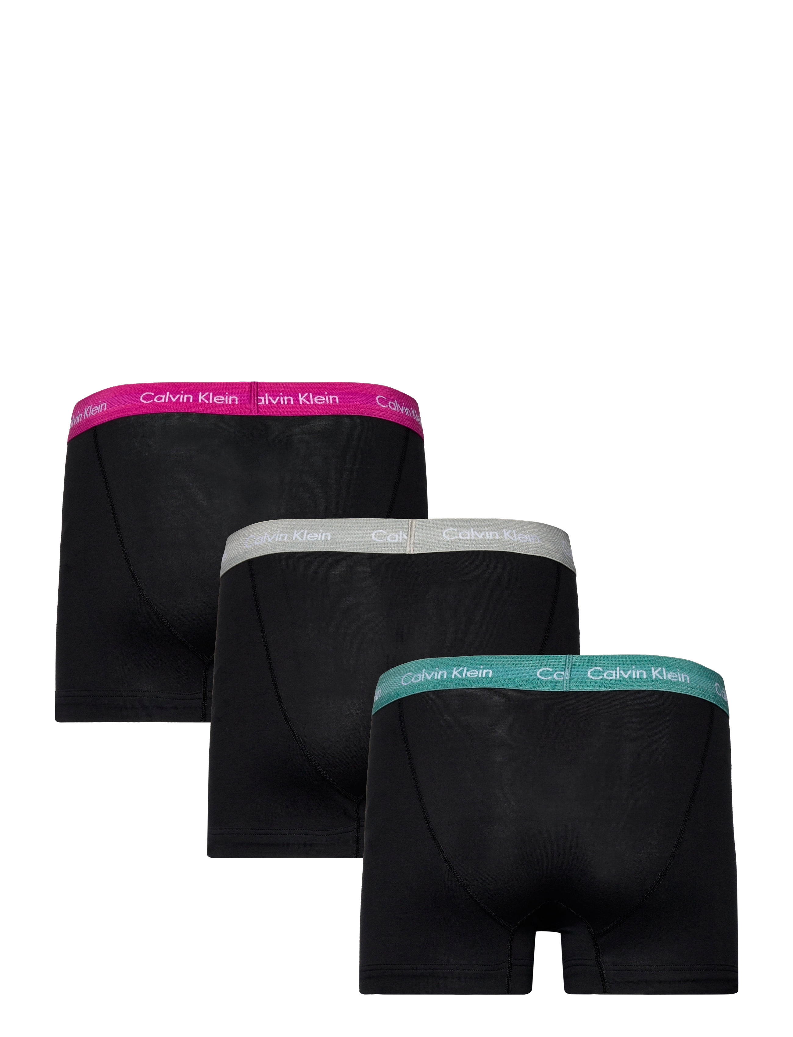 Calvin Klein - TRUNK 3PK - b- wild aster, gry hthr artc grn wb - 1