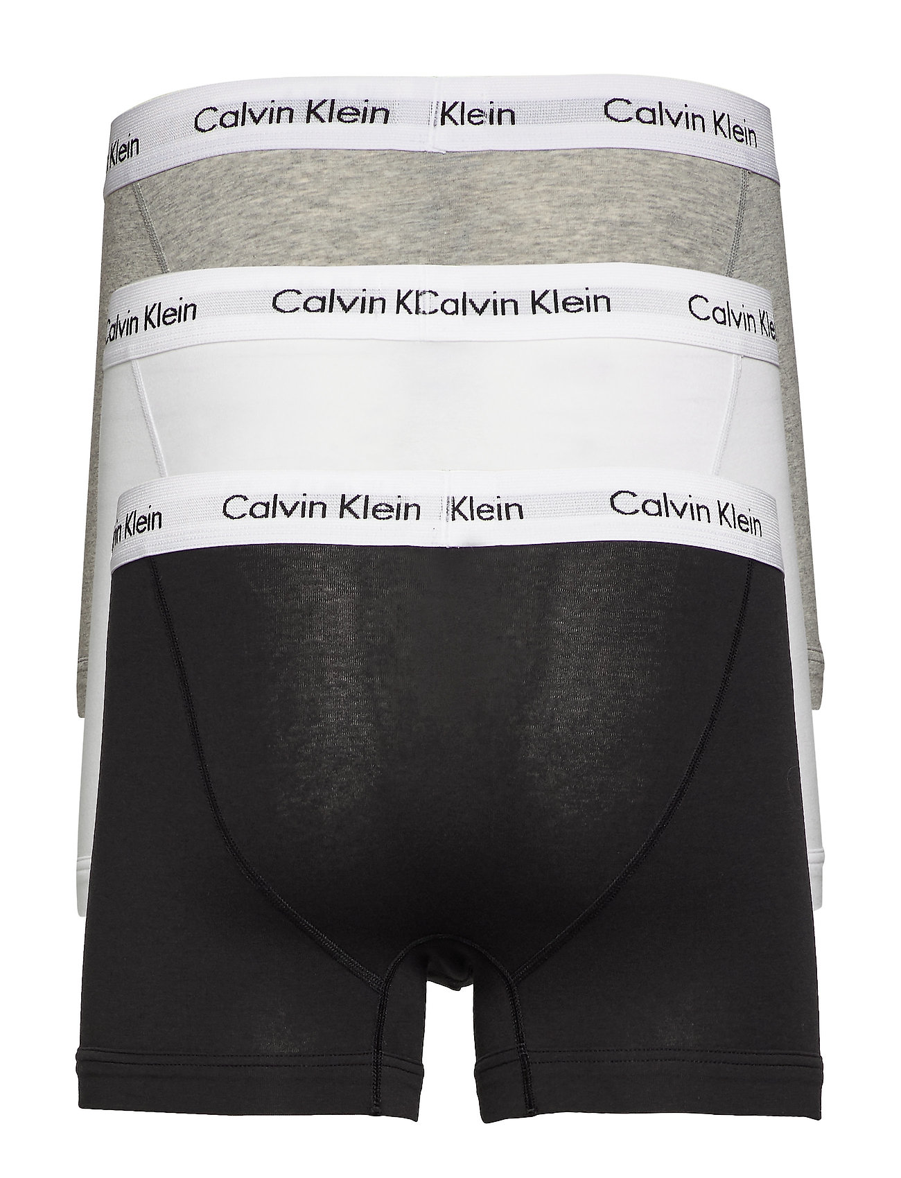 Calvin Klein - TRUNK 3PK - multipack kalsonger - black/white/grey heather - 4