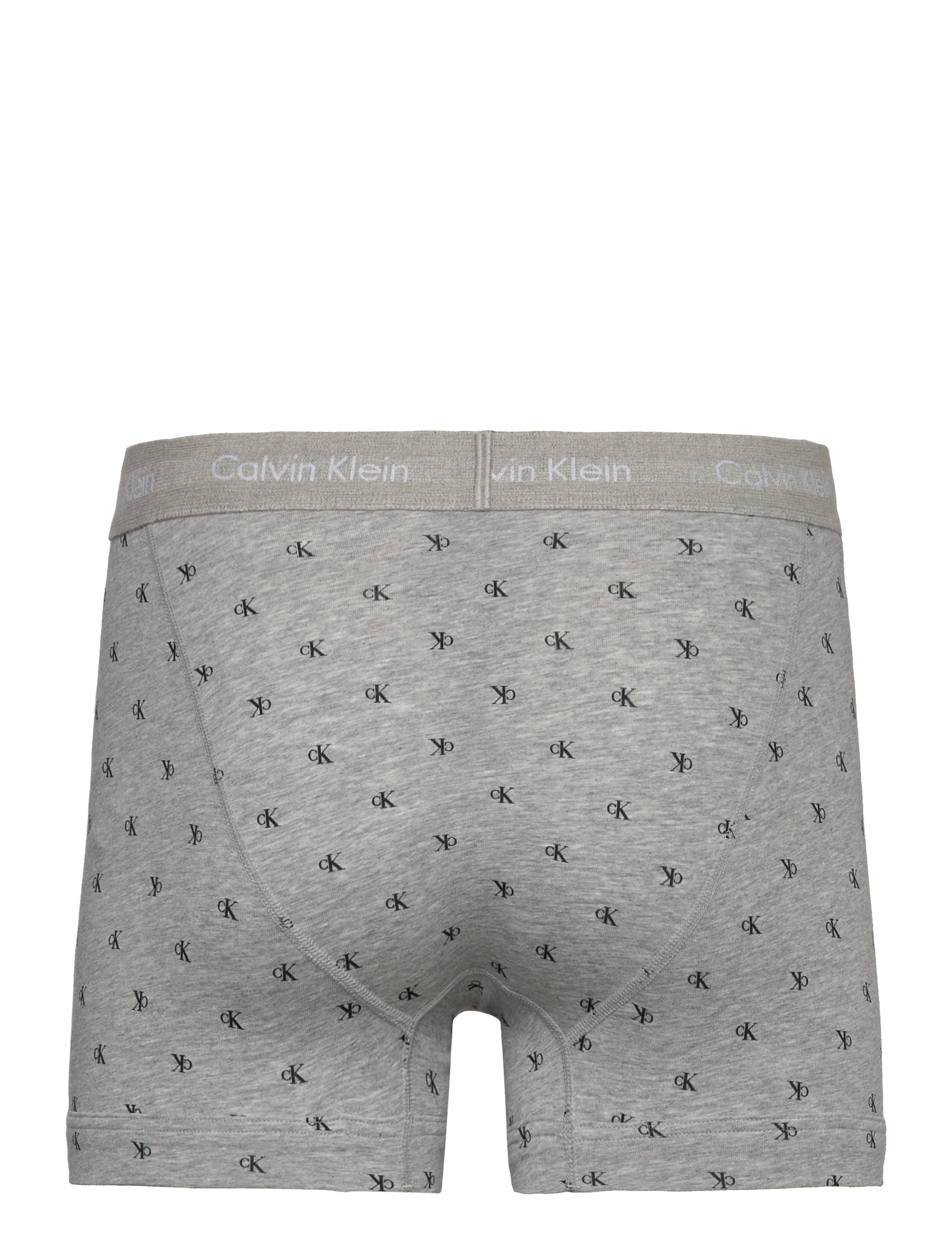Calvin Klein - Trunk 3pk - blk, diamond logo_gr heath, n stone - 3