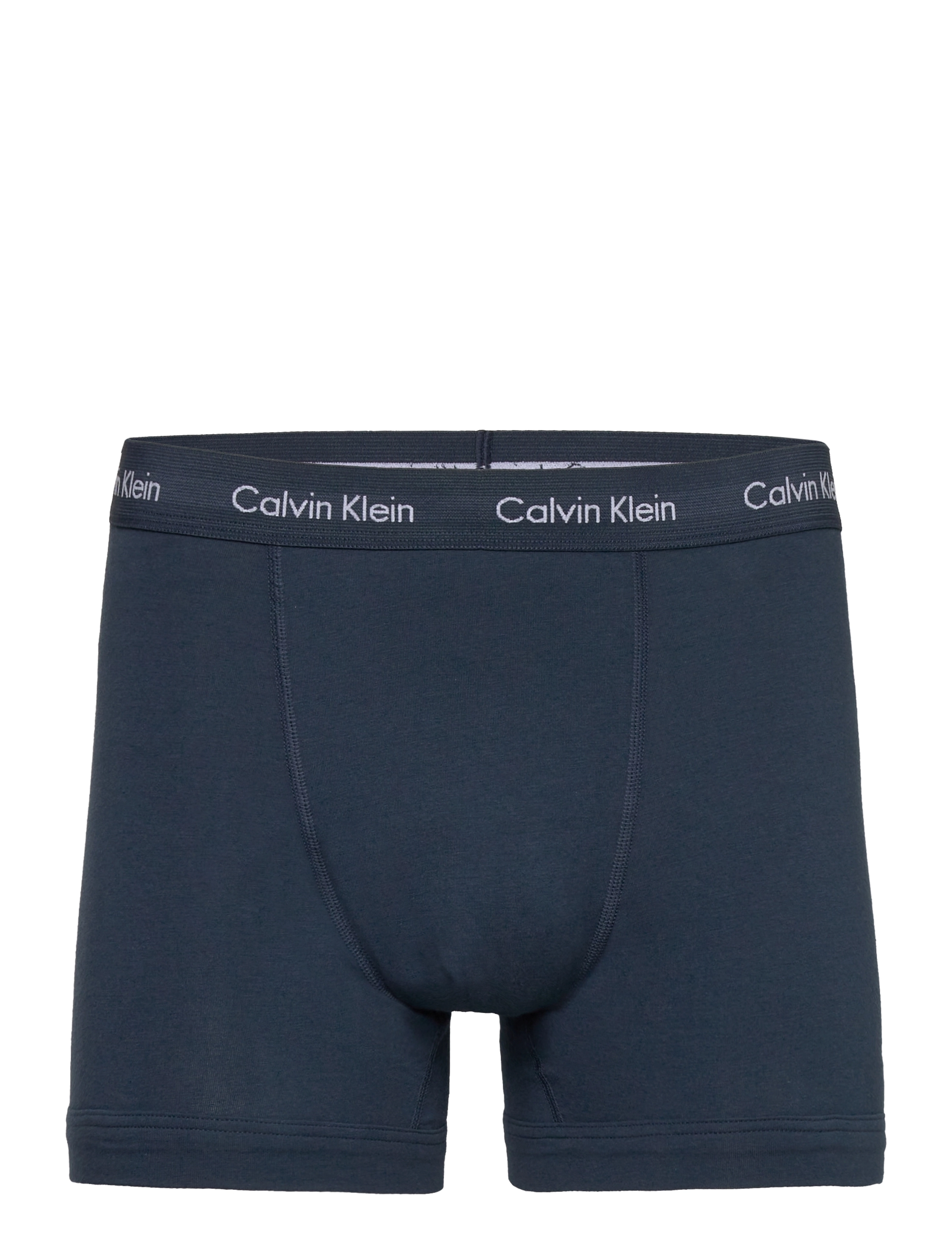 Calvin Klein - Trunk 3pk - blk, diamond logo_gr heath, n stone - 4