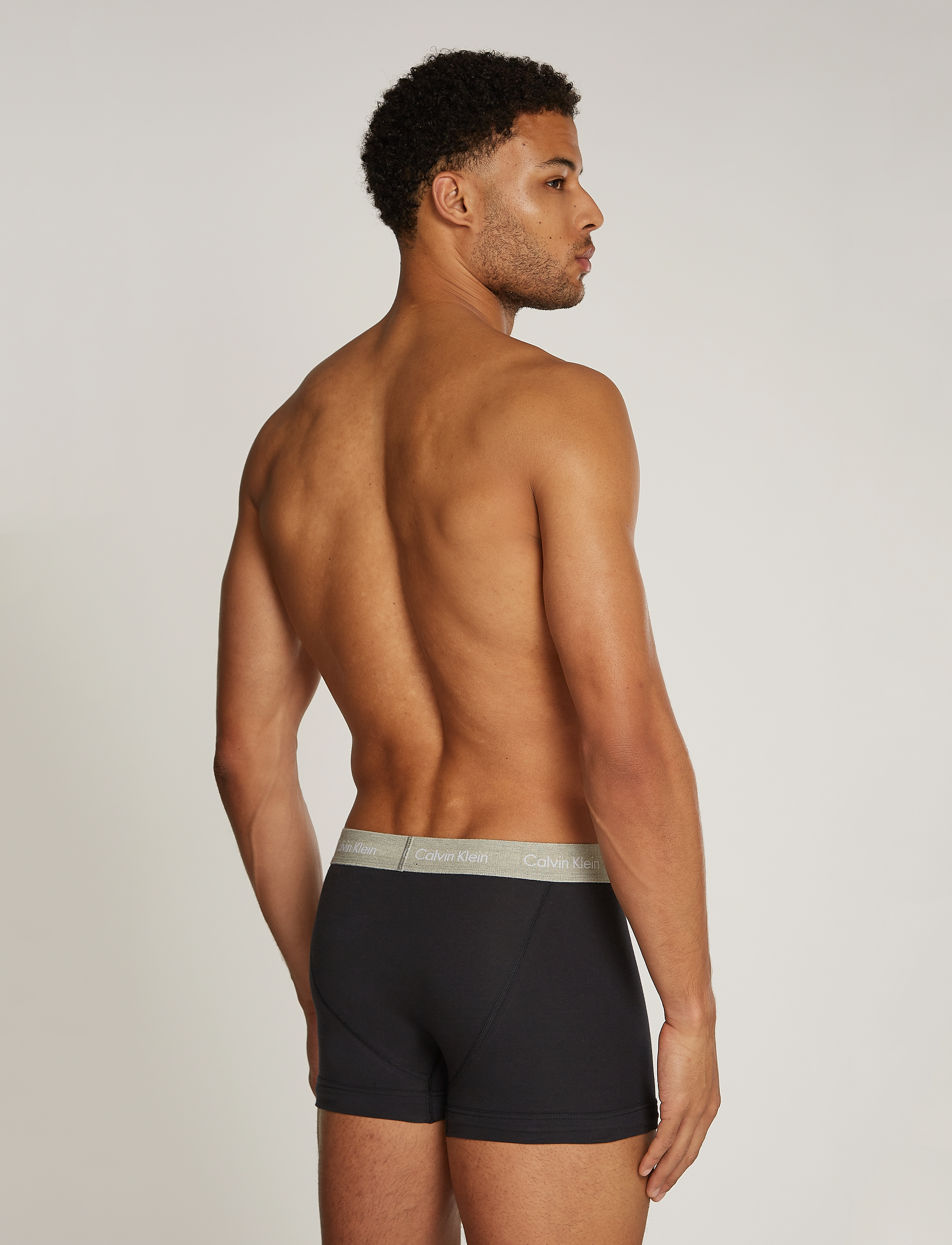 Calvin Klein - Trunk 3pk - b- black, gr heath, navy stone wbs - 2