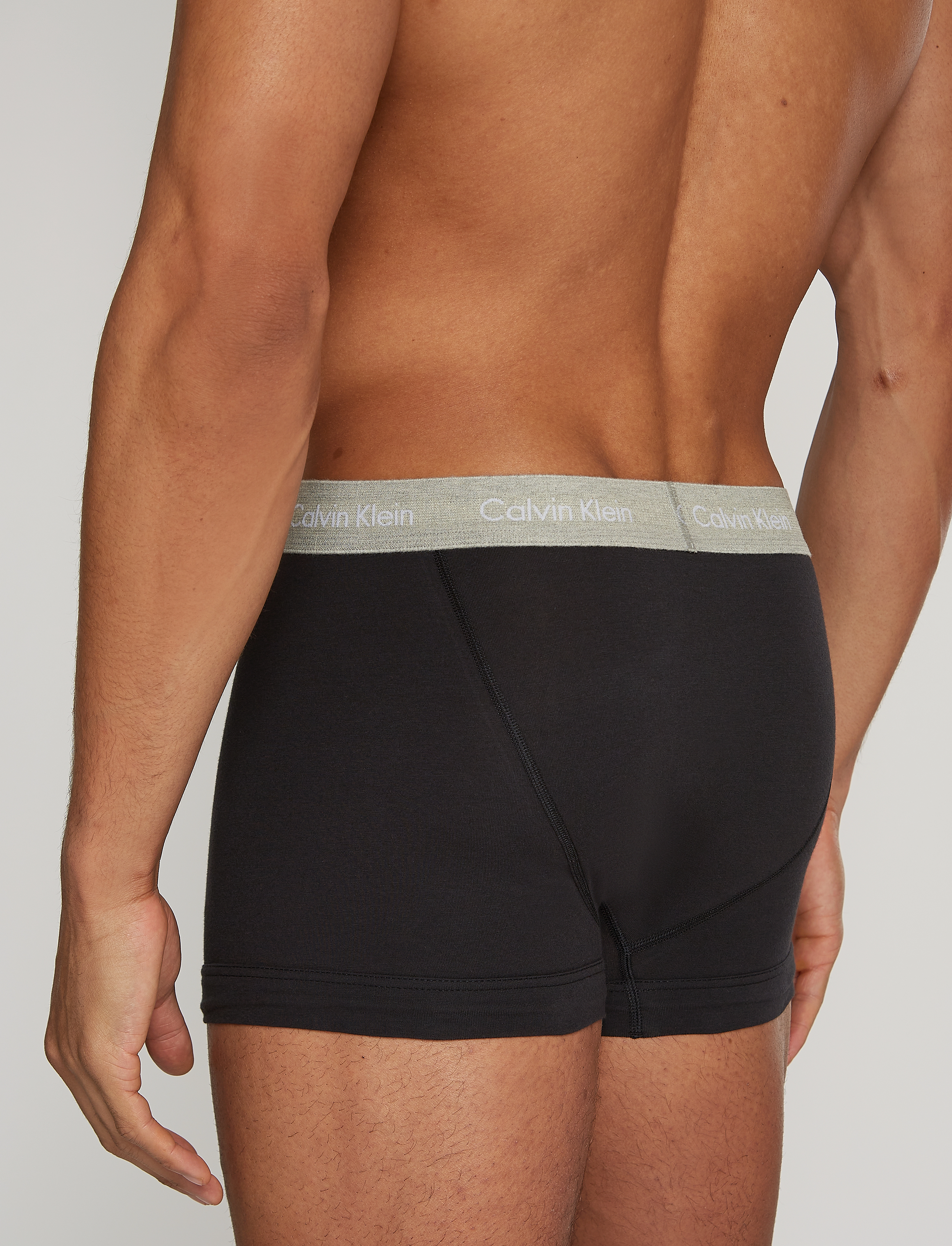 Calvin Klein - Trunk 3pk - b- black, gr heath, navy stone wbs - 3