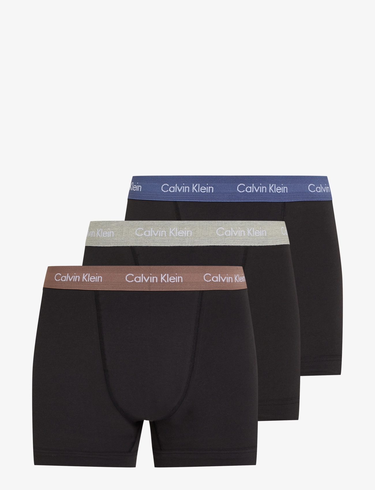Calvin Klein - Trunk 3pk - b- r iris, grey heat, dusty tan wbs - 1